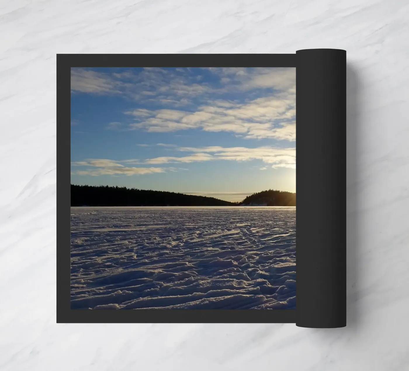 Winter Fußmatte von Massimo Frascogna