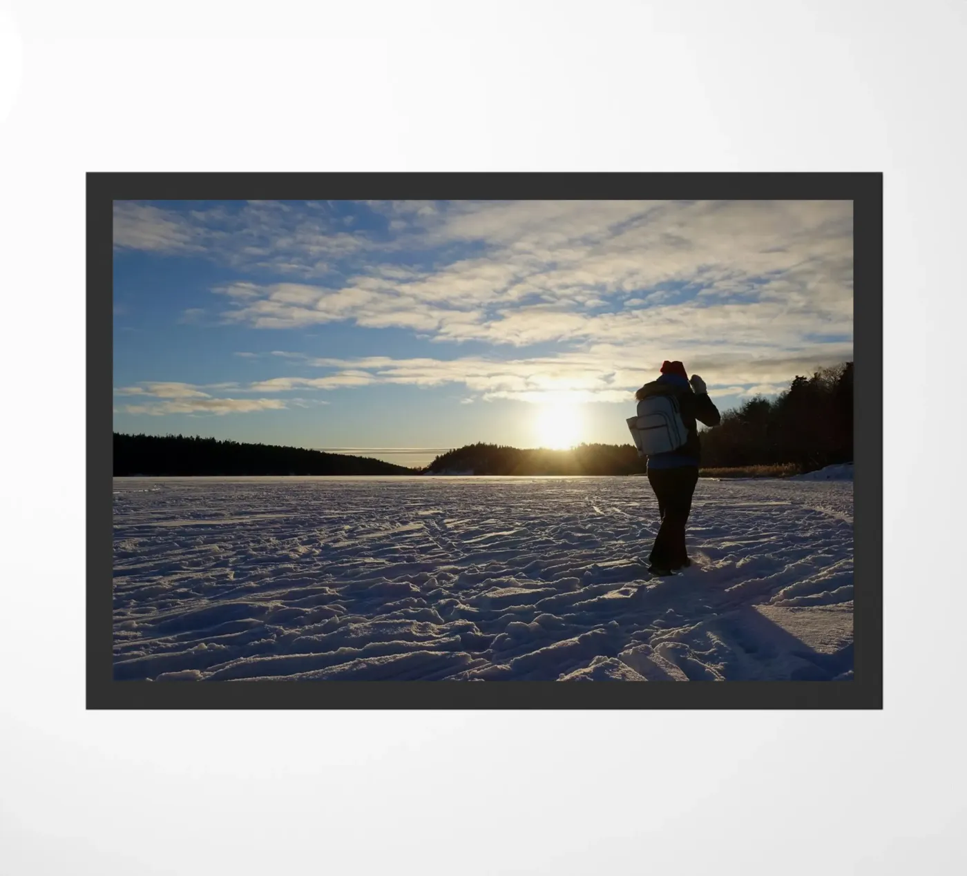 Winter Fußmatte von Massimo Frascogna