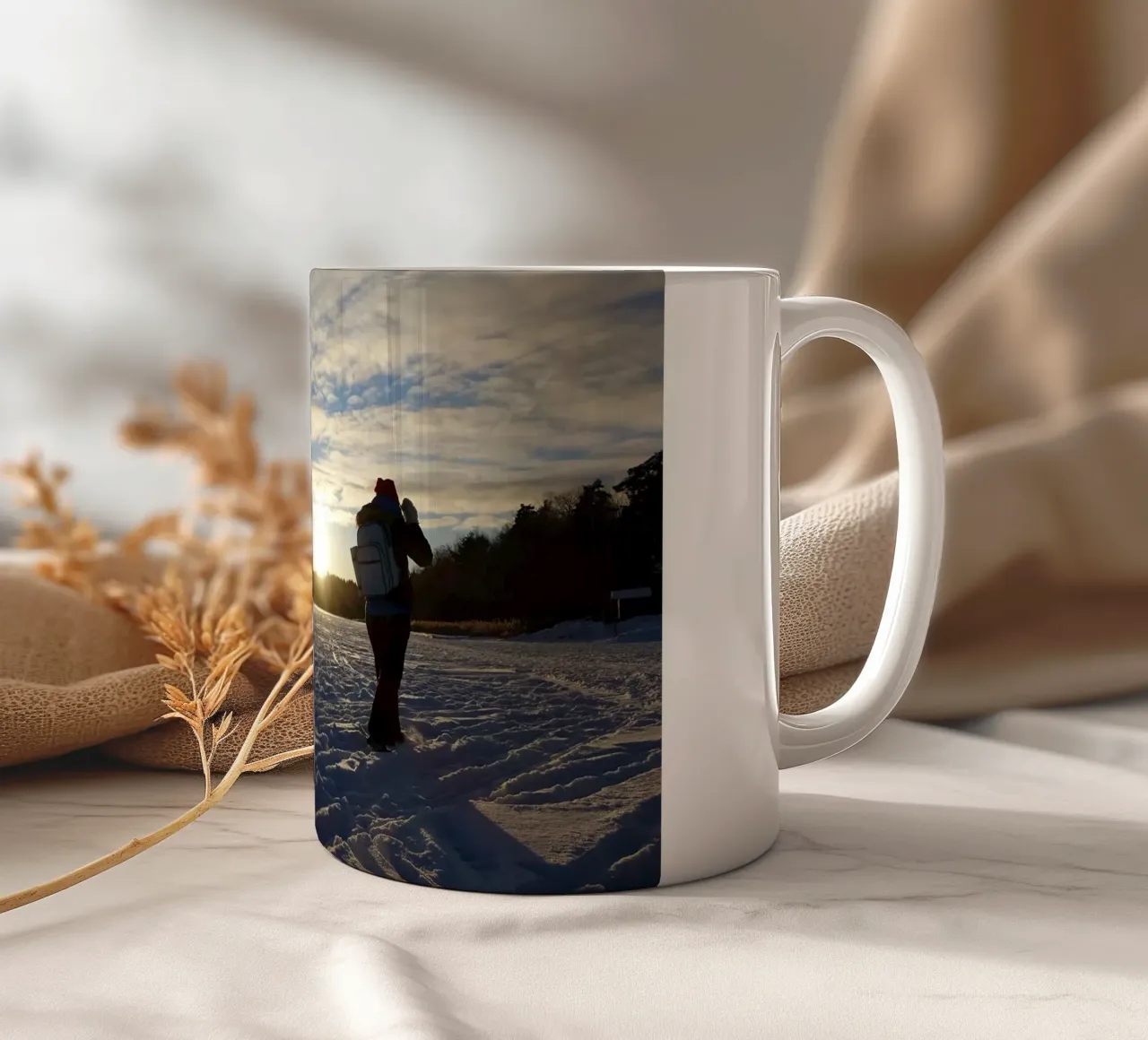 Inverno tazza in ceramica da Massimo Frascogna