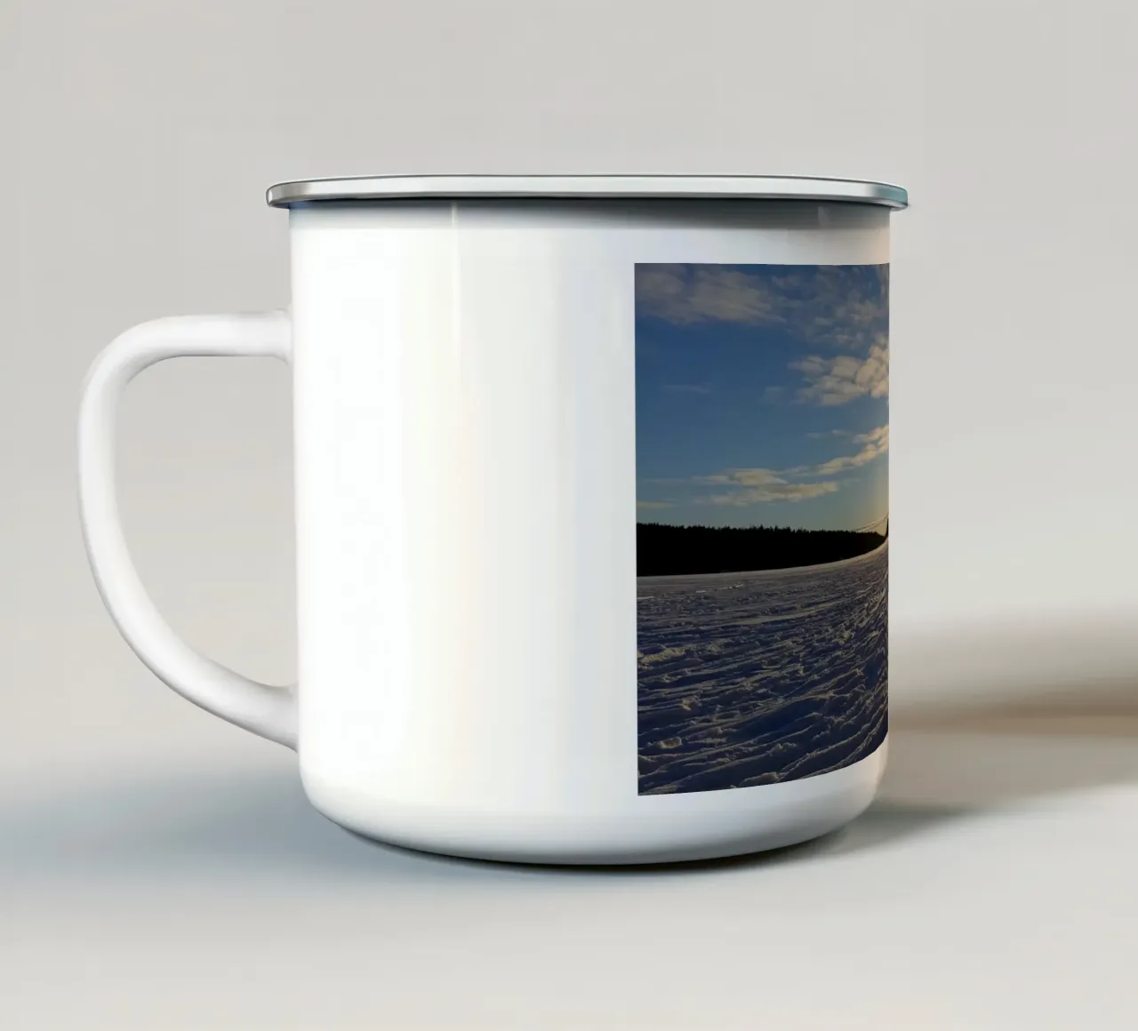Inverno tazza in smalto da Massimo Frascogna