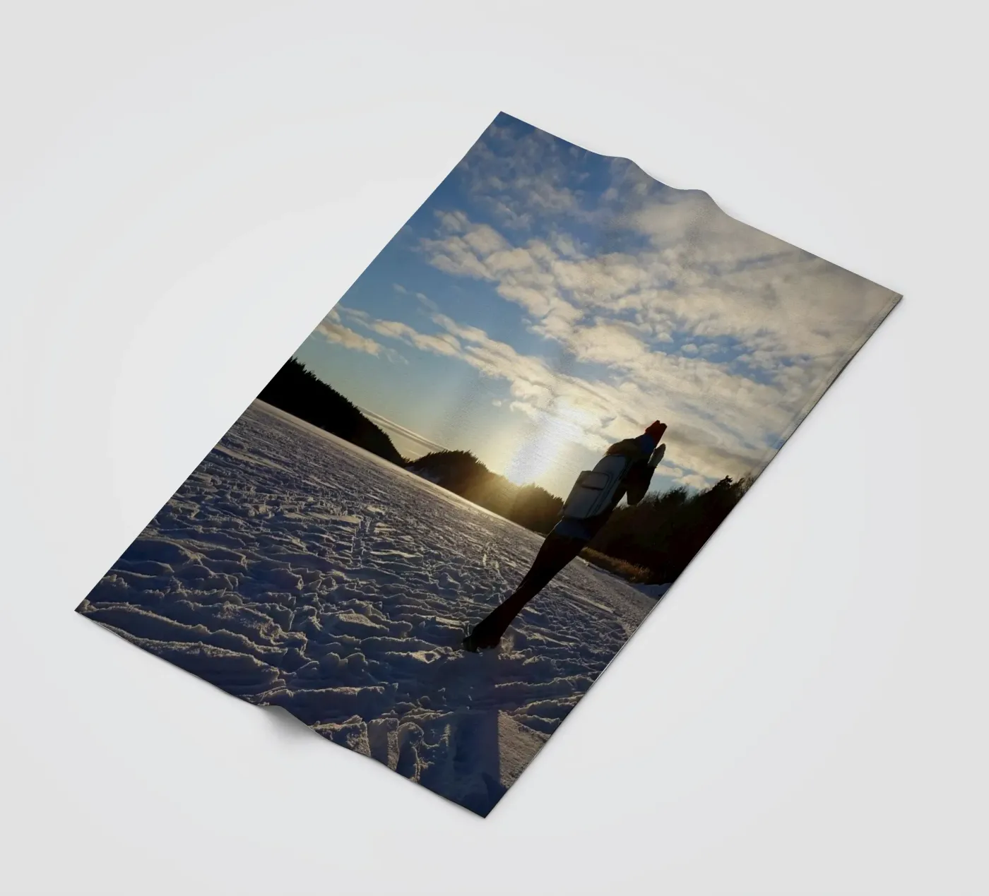 Winter fleece blanket by Massimo Frascogna