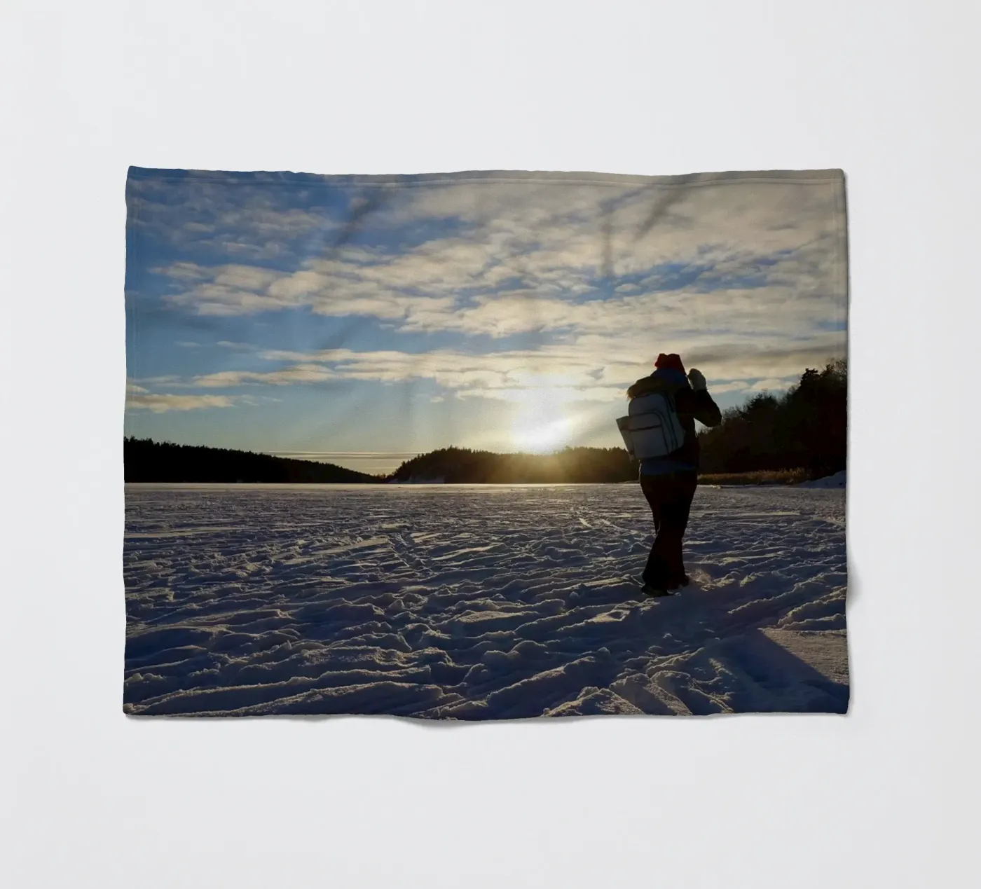 Winter fleece blanket by Massimo Frascogna