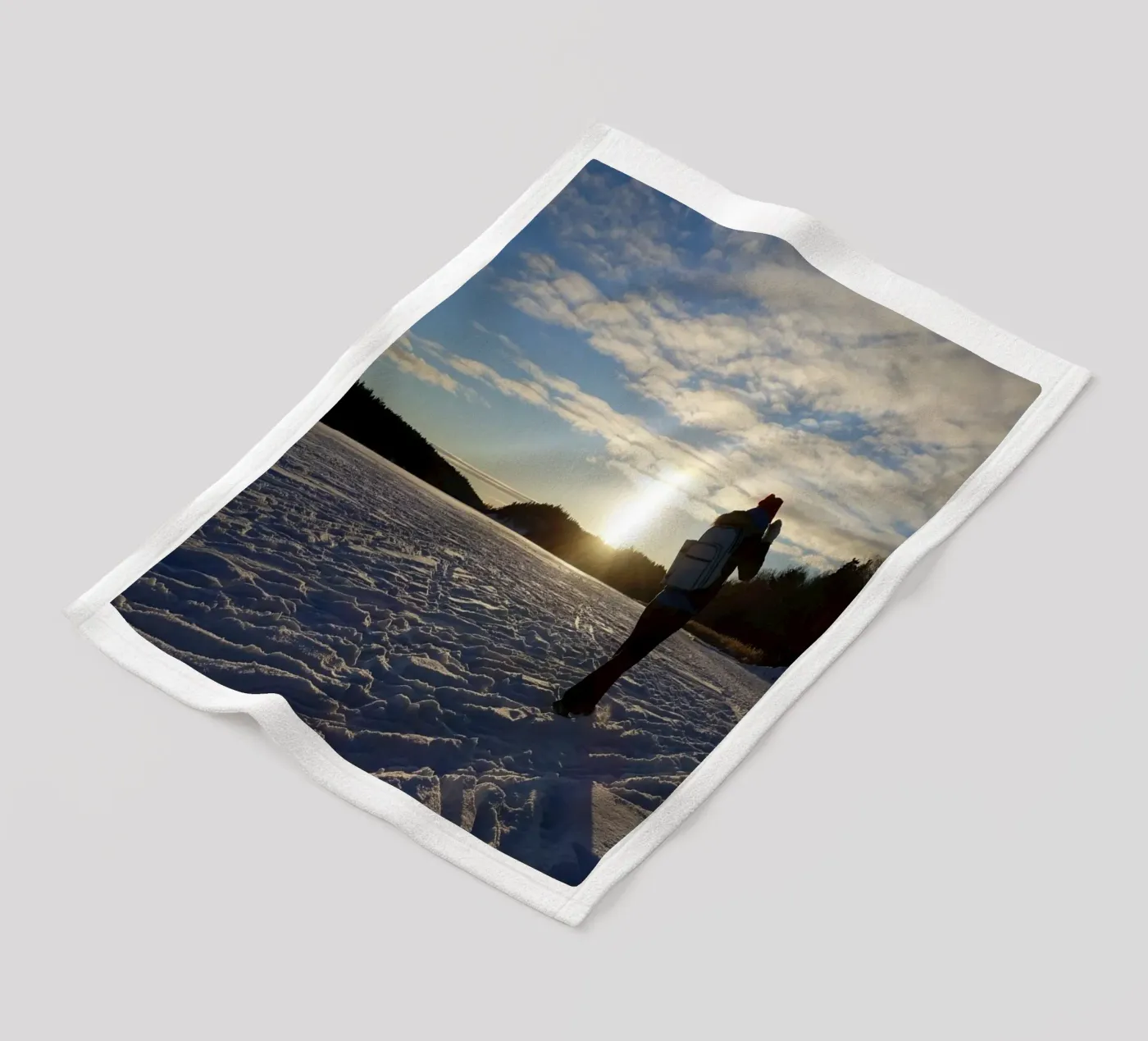 Winter fleece blanket by Massimo Frascogna