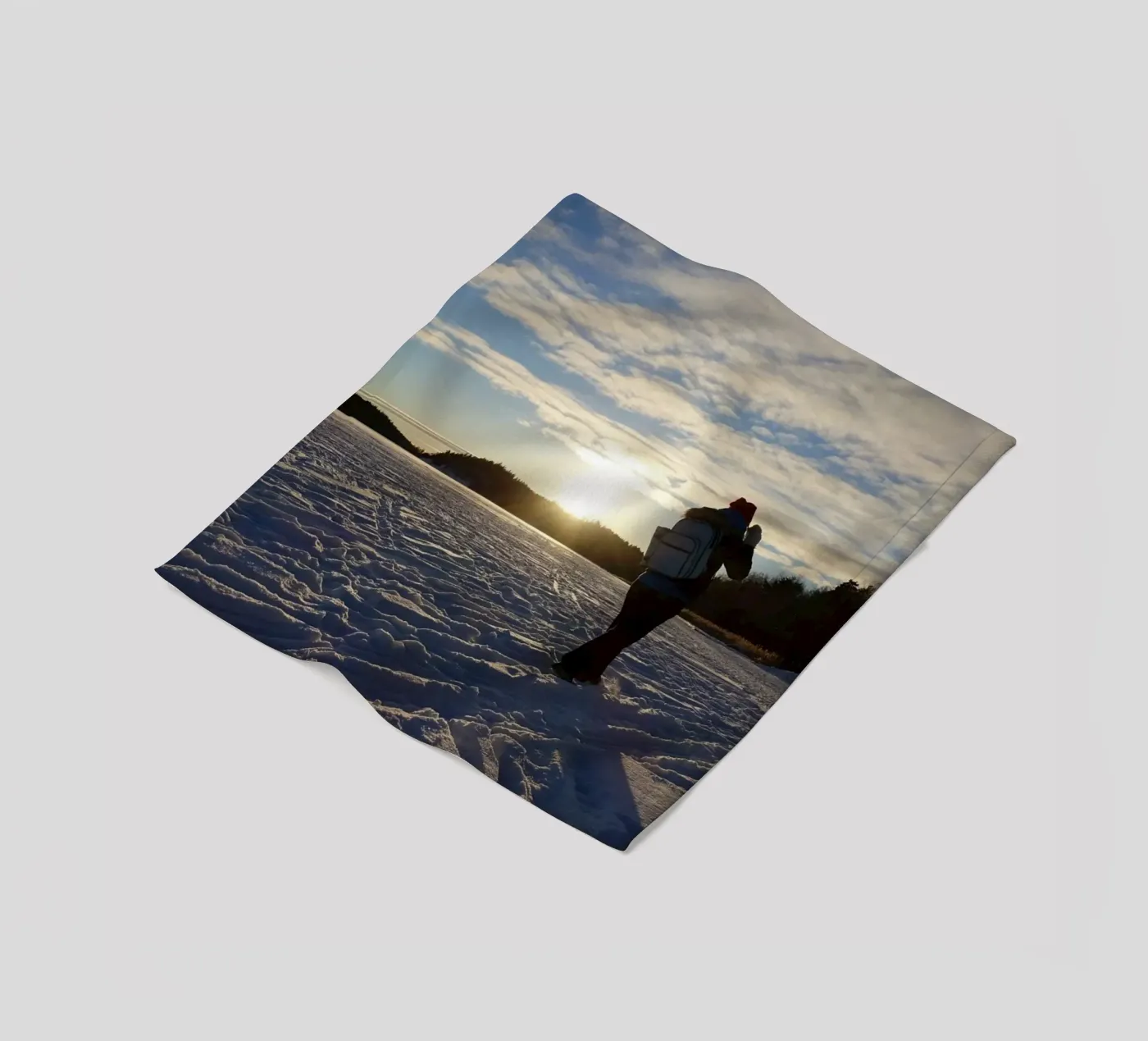 Winter fleece blanket by Massimo Frascogna