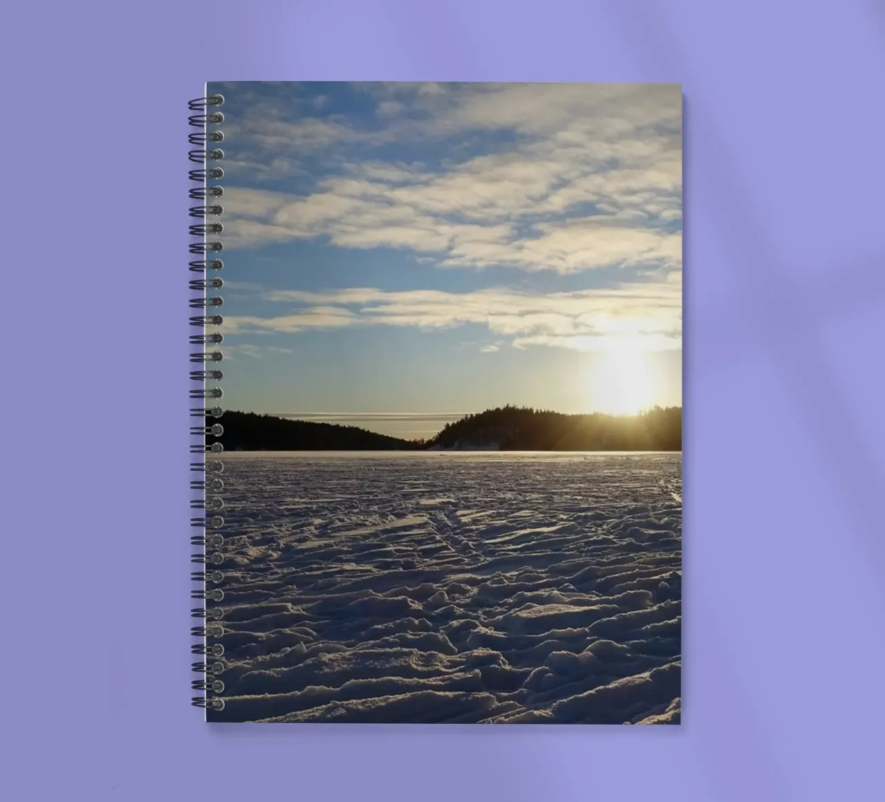 Winter spiral notebook by Massimo Frascogna