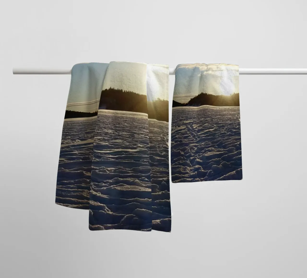 Inverno asciugamano da bagno da Massimo Frascogna