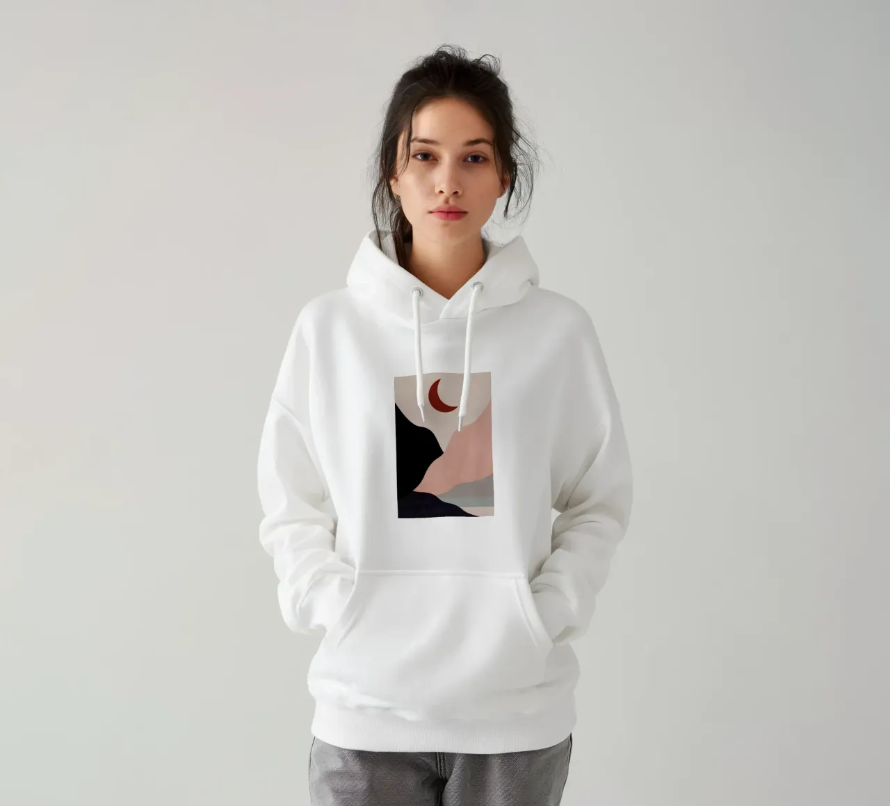 Hillscape felpa con cappuccio da Pure