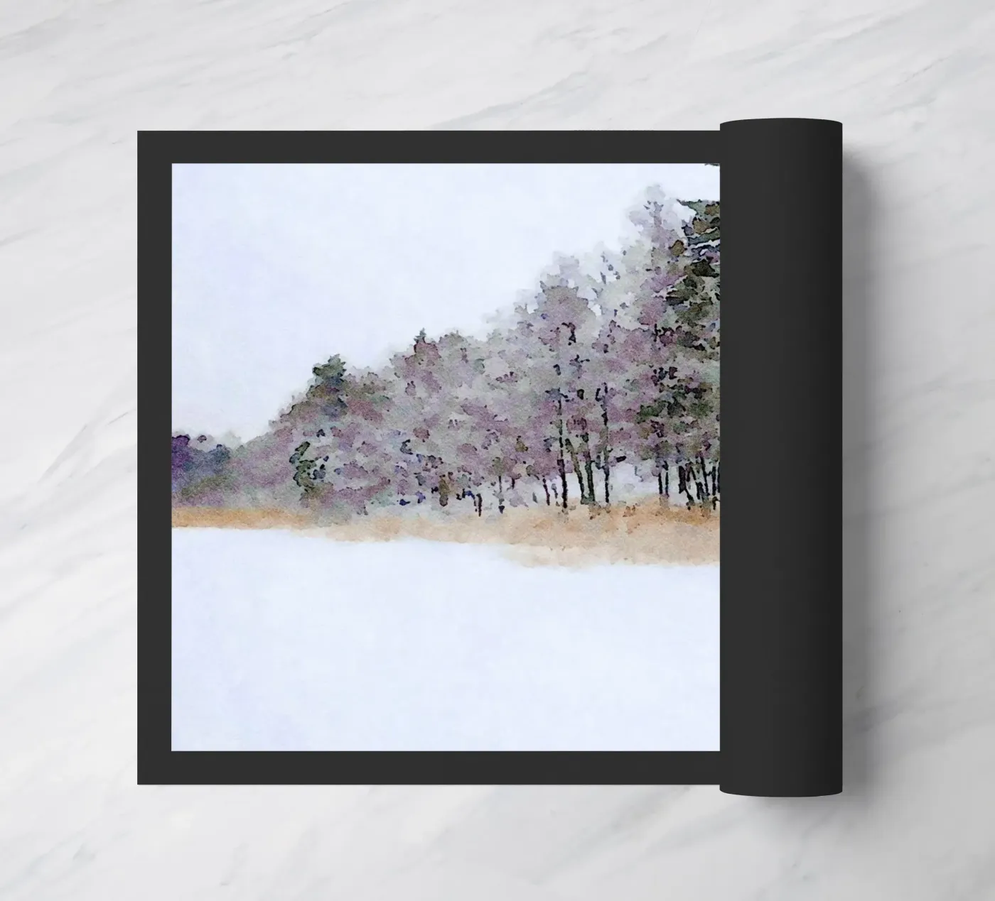 Winter deurmat van Massimo Frascogna