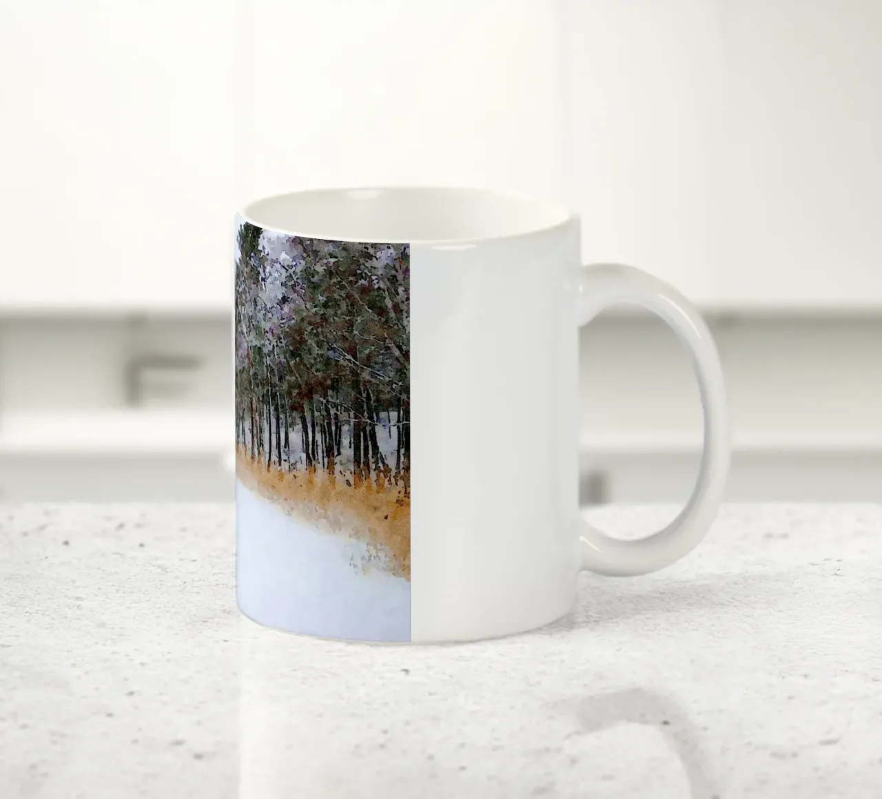 Inverno tazza in ceramica da Massimo Frascogna