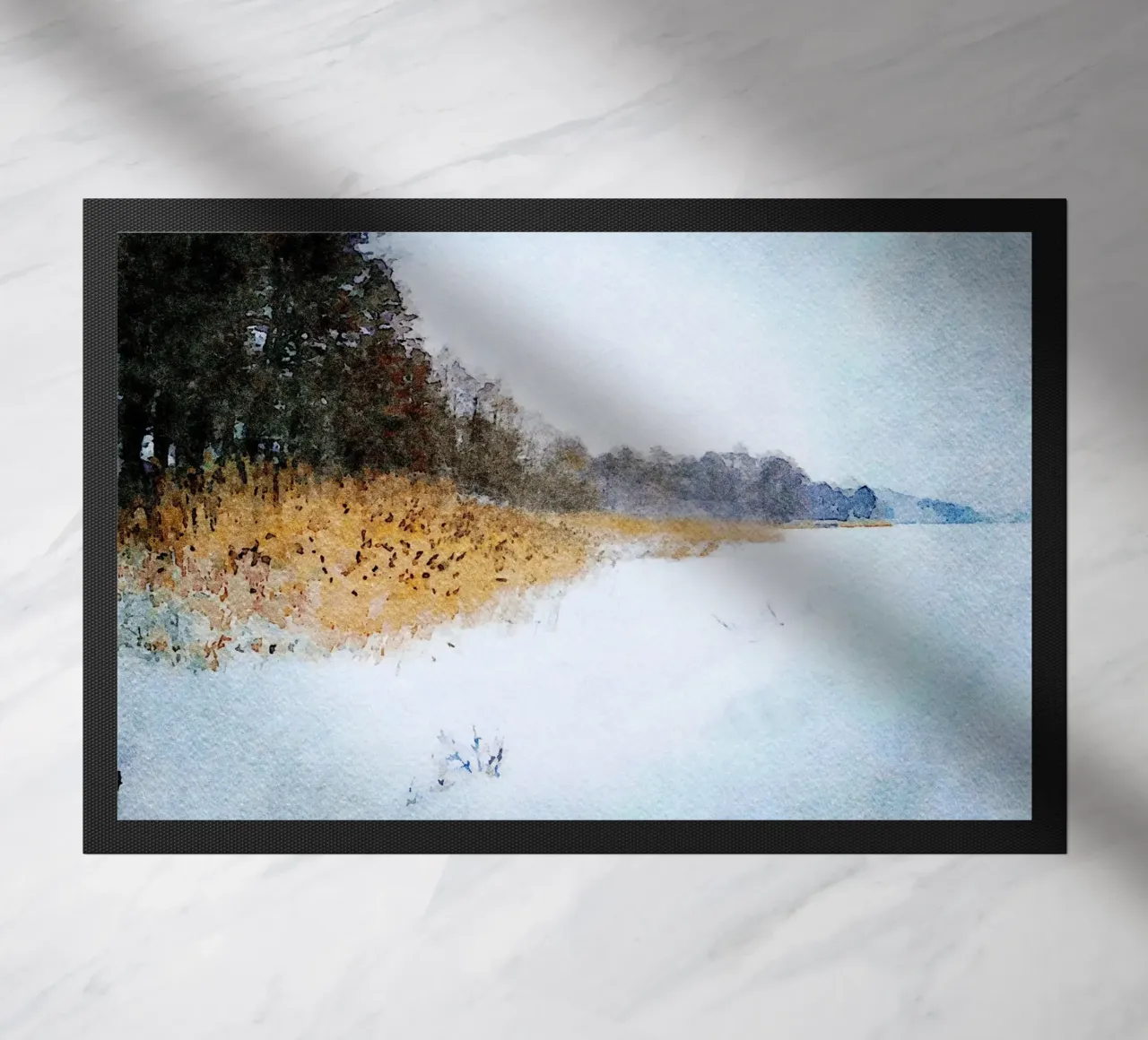 Winter doormat by Massimo Frascogna