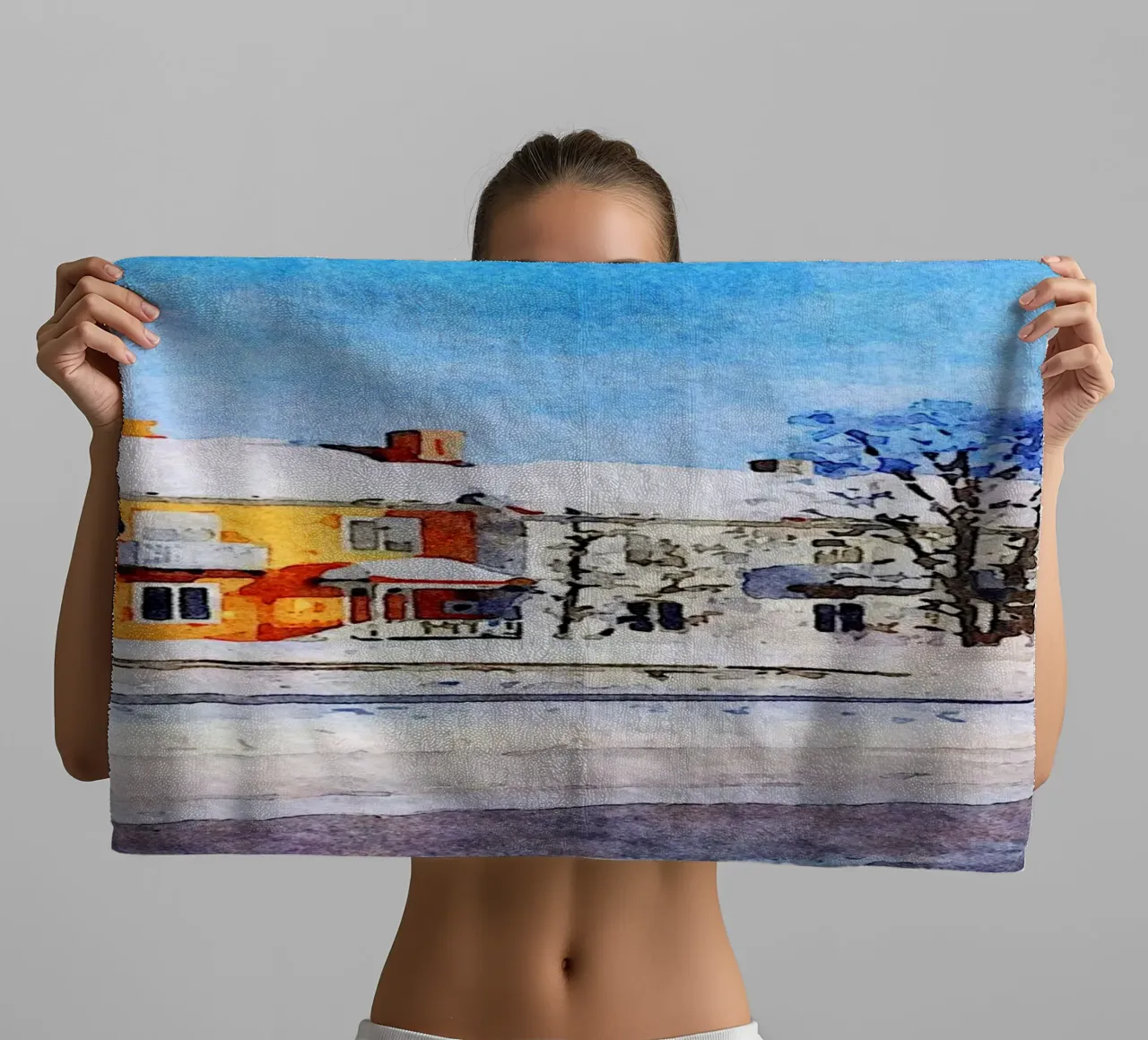 Svezia asciugamano da bagno da Massimo Frascogna