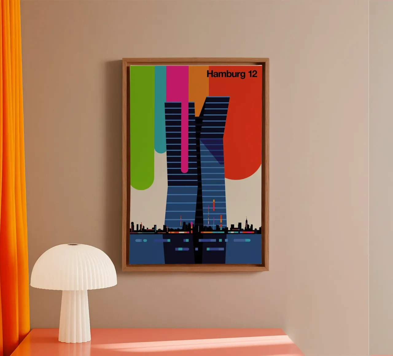 Hamburg 12 canvas by Bo Lundberg