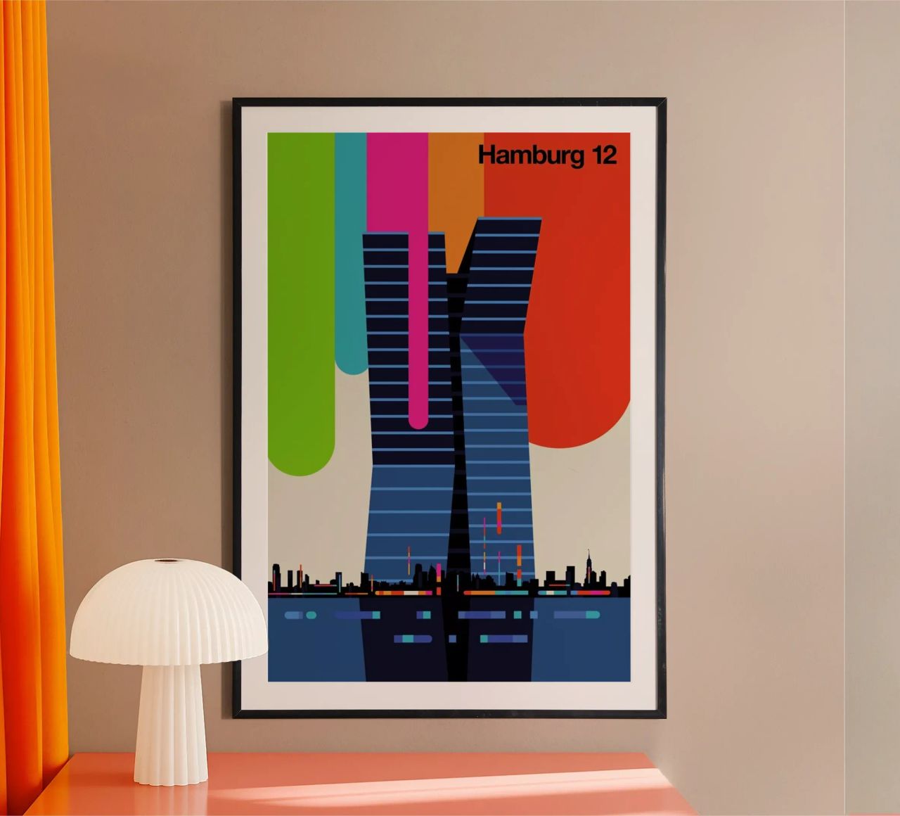 Hamburg 12 Poster von Bo Lundberg