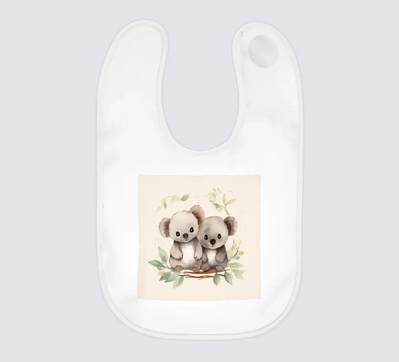 Retro Koala Duo Babylätzchen von Funny Animals