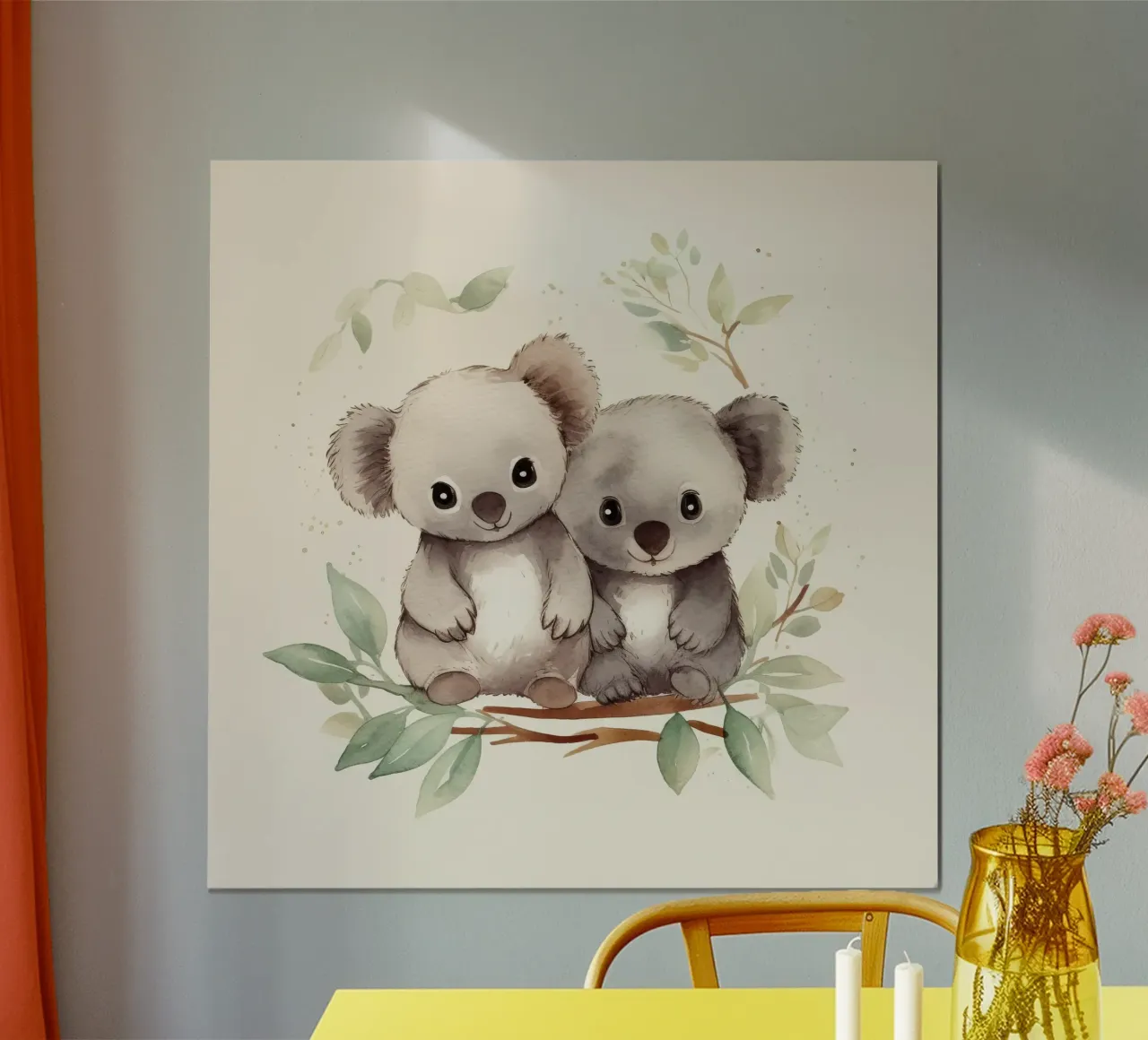 Duo di Koala retrò carta hahnemühle da Funny Animals