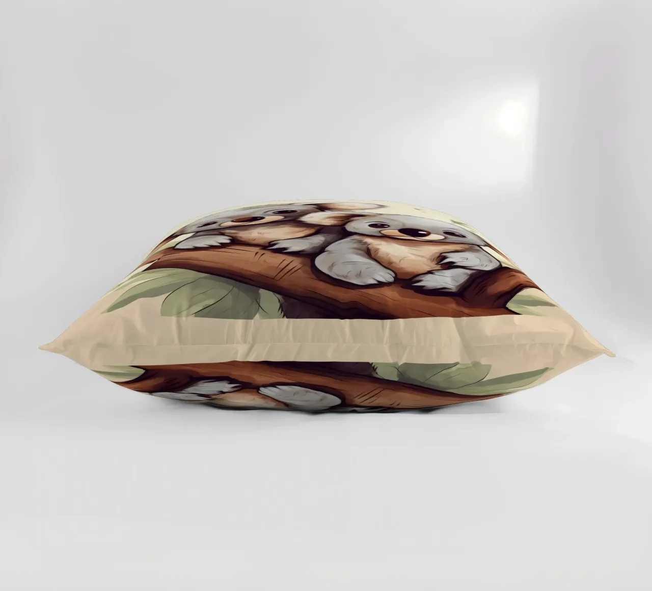 Retro Koala Duo decorative cushion by Funny Animals