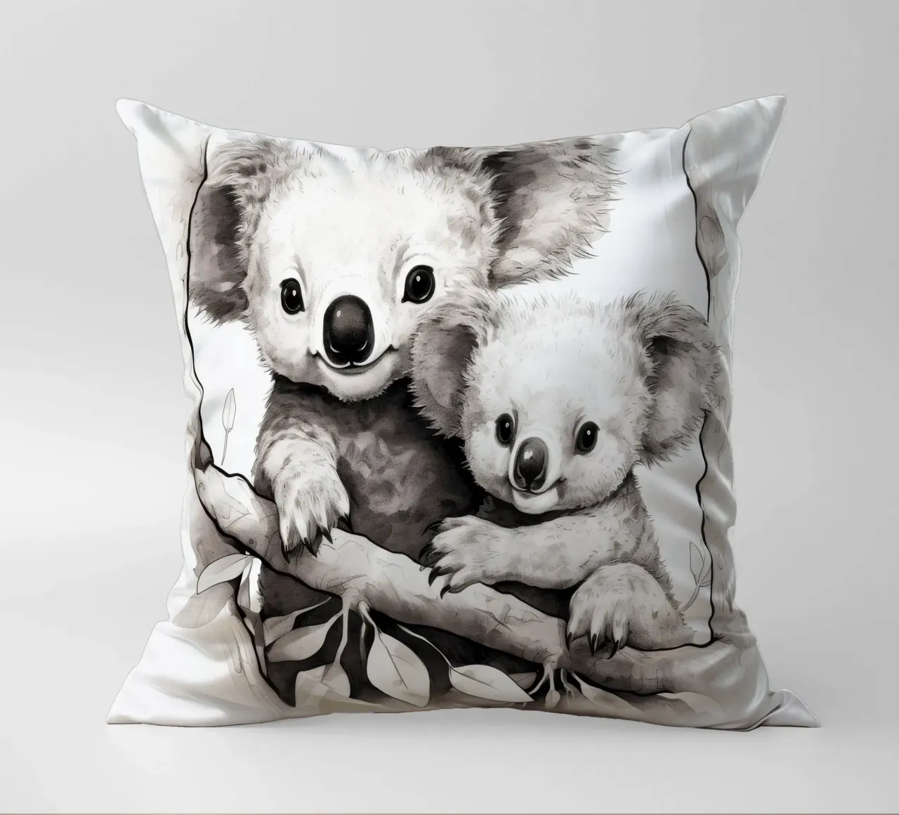 Duo di Koala retrò cuscino da Funny Animals