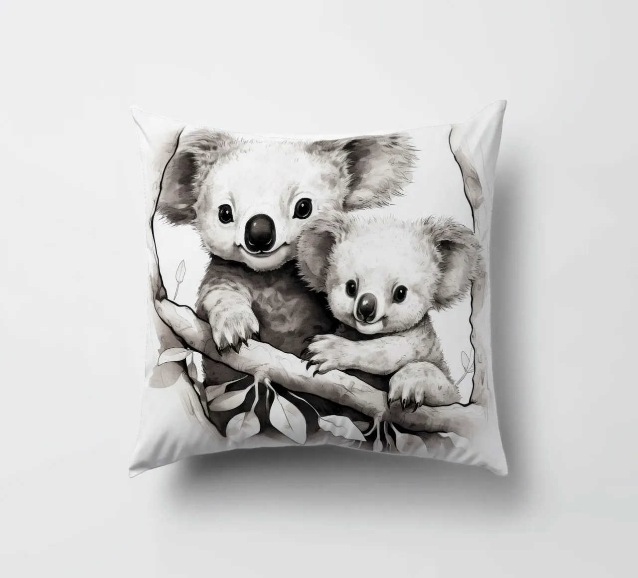 Duo di Koala retrò cuscino da Funny Animals