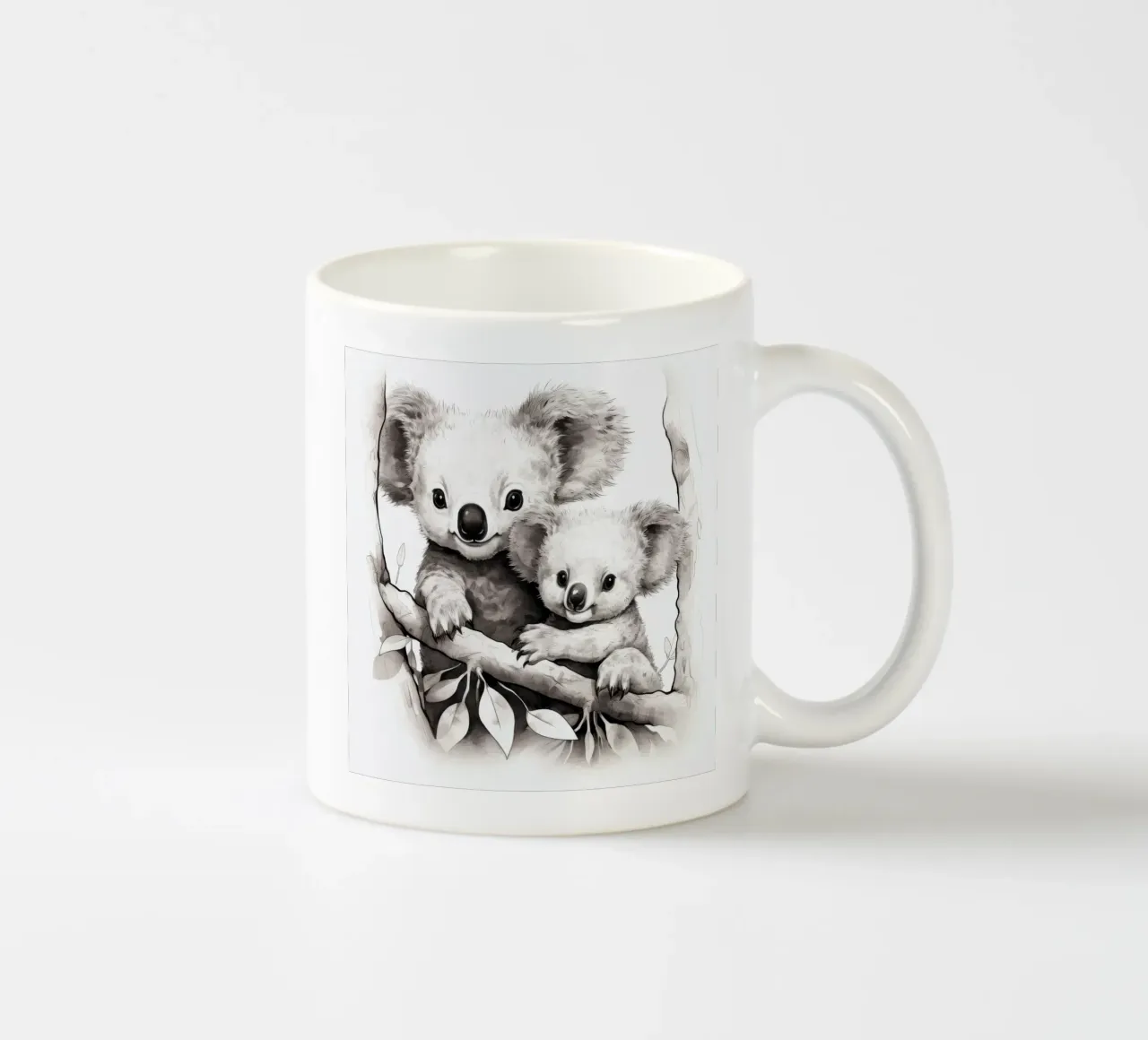 Duo di Koala retrò tazza in ceramica da Funny Animals