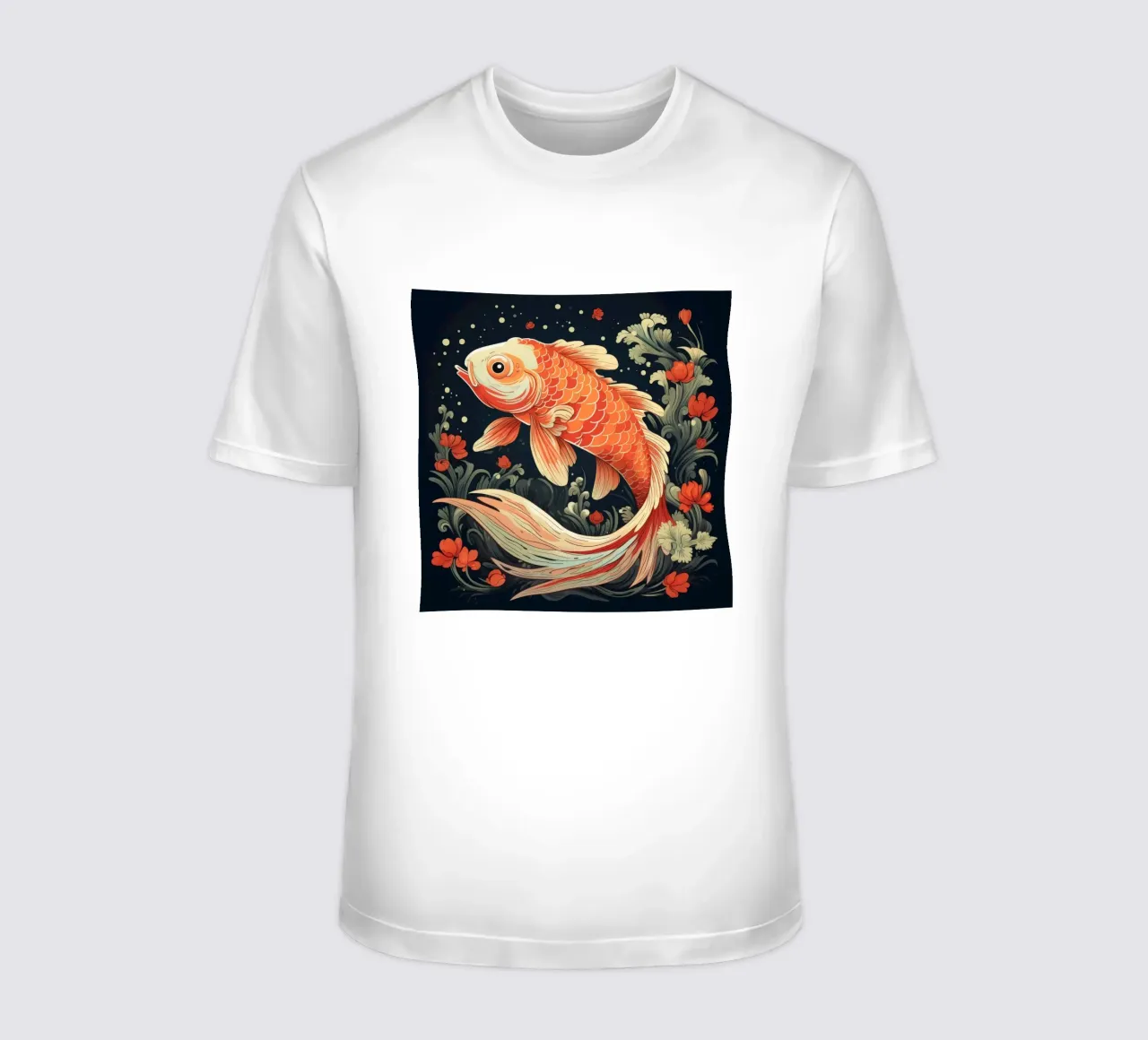 Pesce Koi retrò t-shirt da Funny Animals
