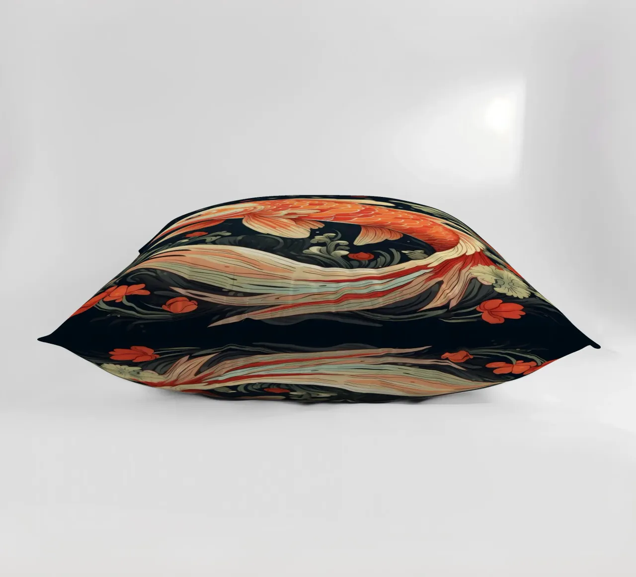 Pesce Koi retrò cuscino da Funny Animals