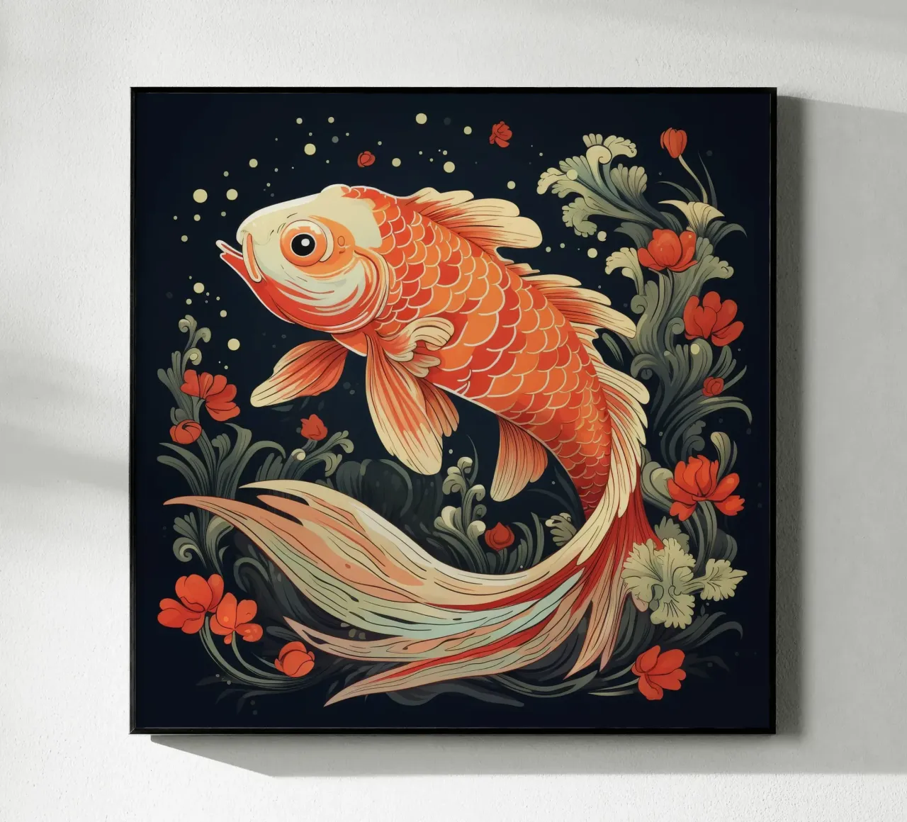 Pesce Koi retrò plexiglass da Funny Animals