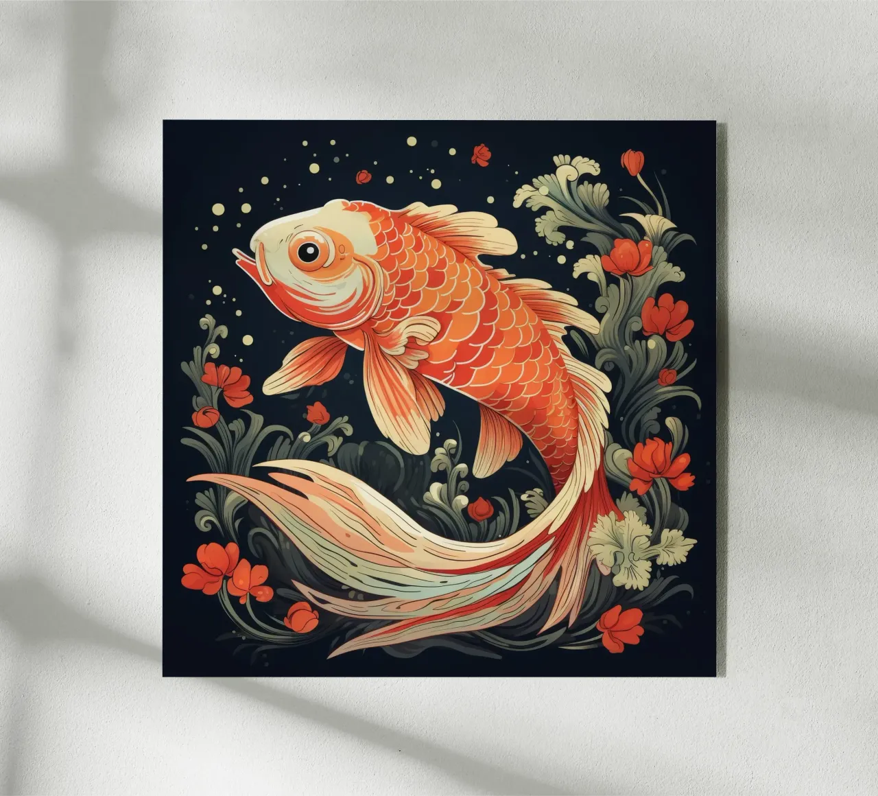 Pesce Koi retrò plexiglass da Funny Animals