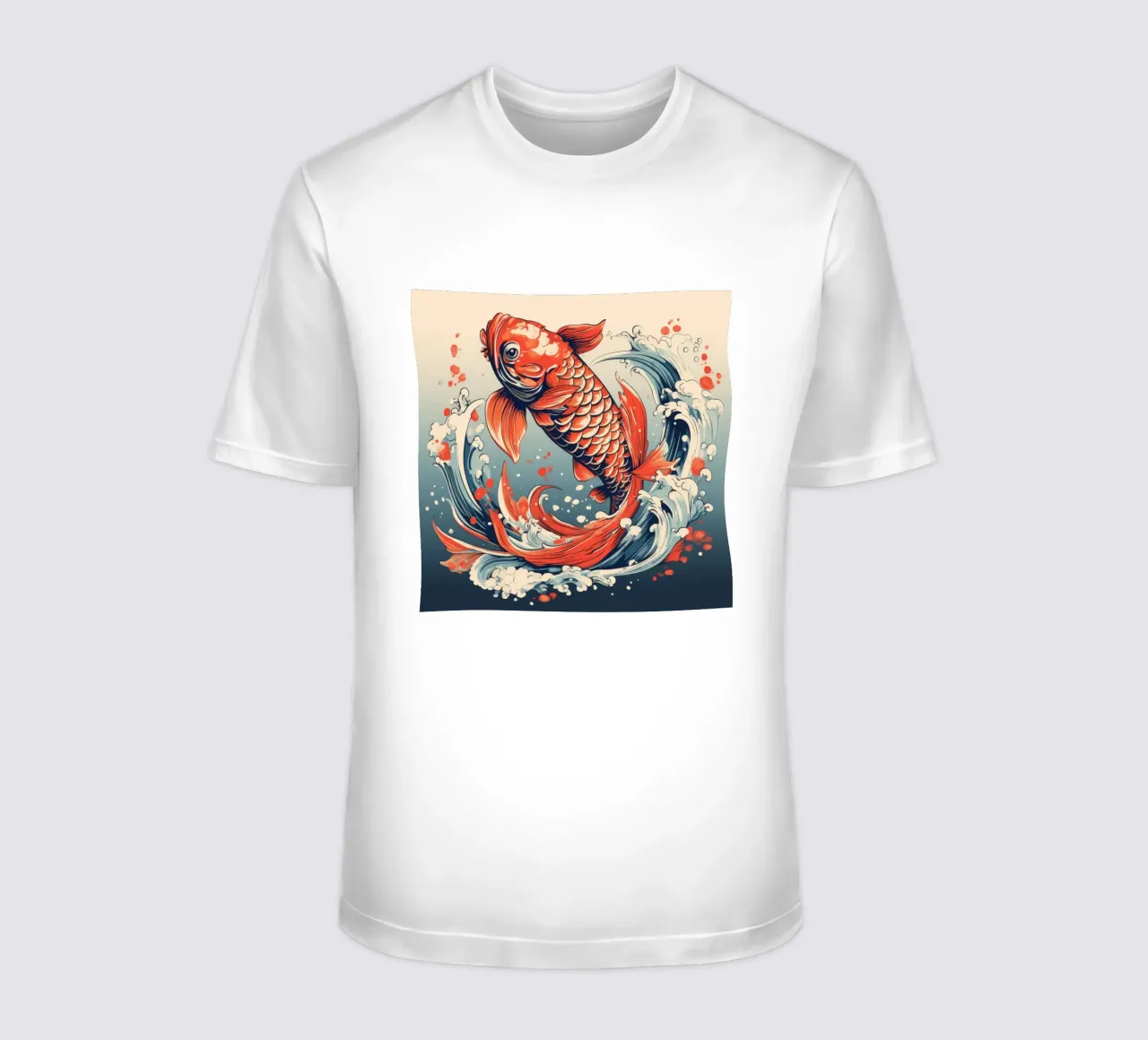 Pesce Koi retrò t-shirt da Funny Animals