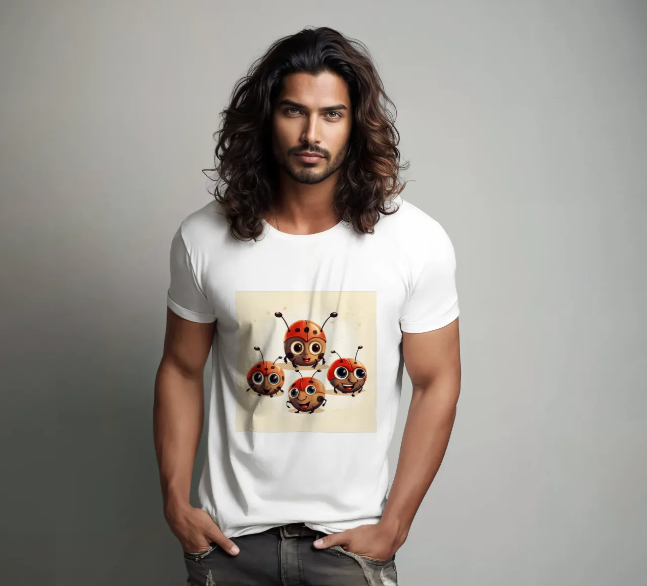 Retro Ladybug Gang t-shirt da Funny Animals