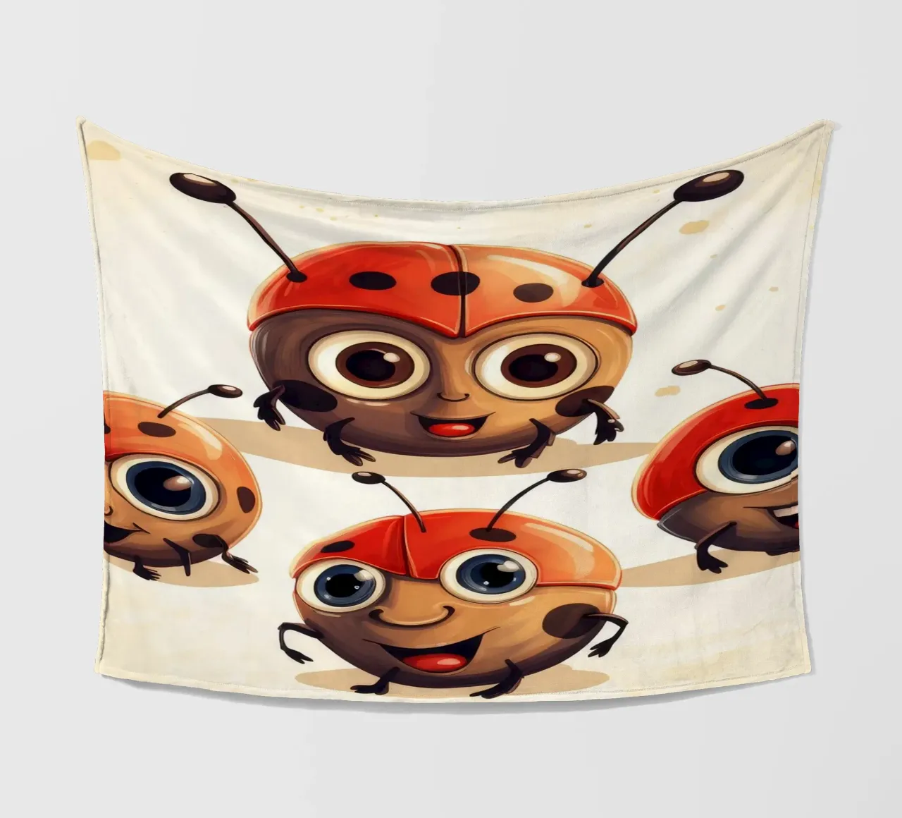 Retro Ladybug Gang coperta in pile da Funny Animals