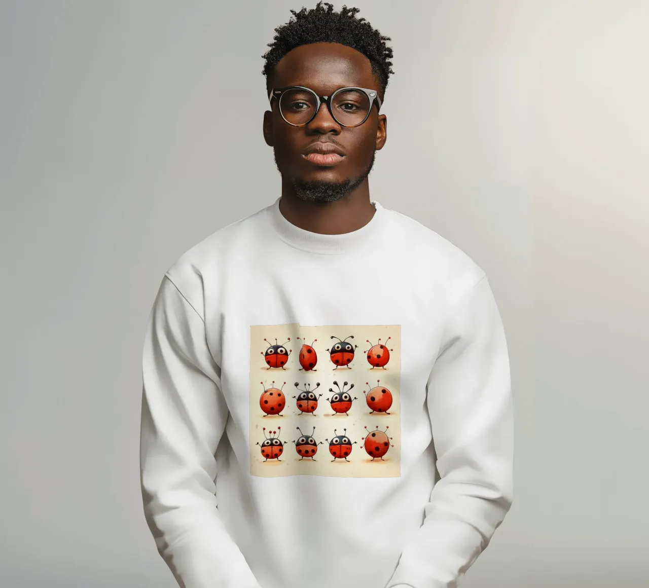Pandilla de mariquitas retro sudadera de Funny Animals
