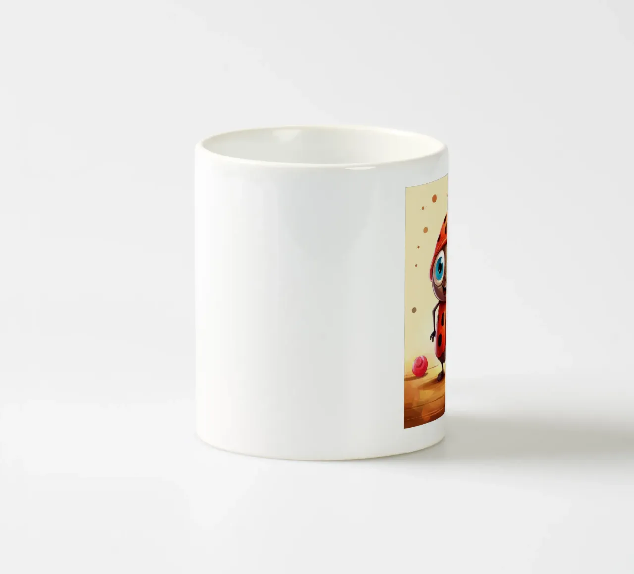 Retro Ladybug Duo tazza in ceramica da Funny Animals