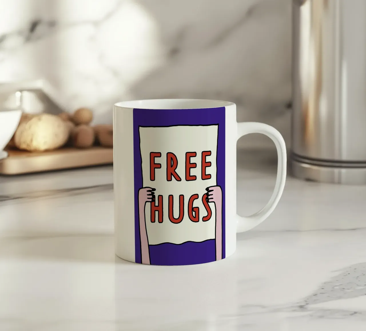 Free Hugs tazza in ceramica da thesoulhugclub