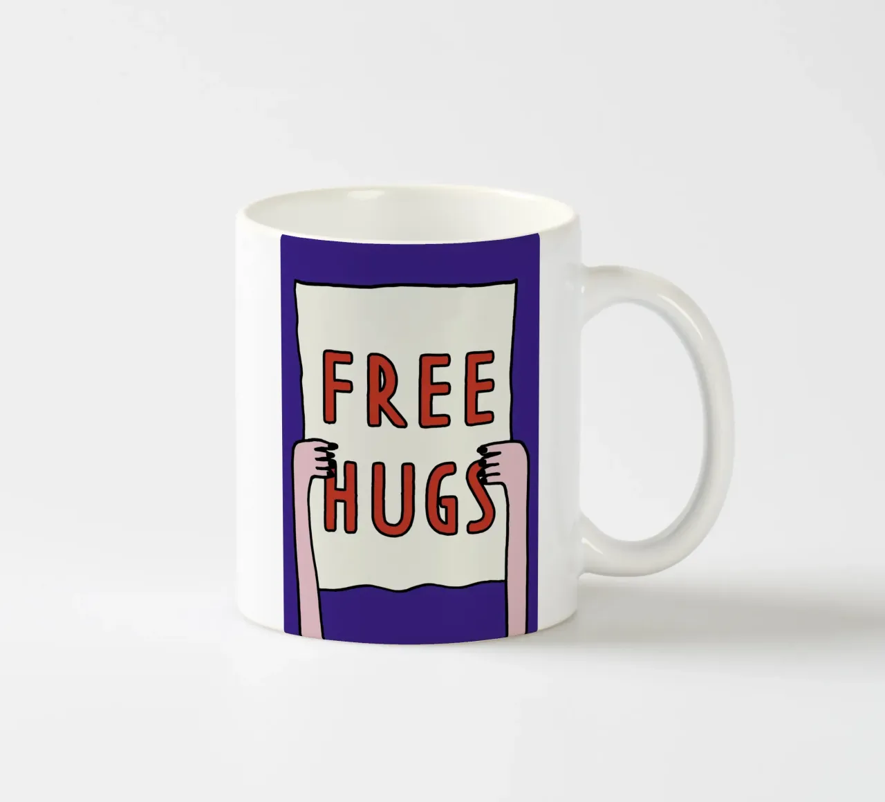 Free Hugs tazza in ceramica da thesoulhugclub