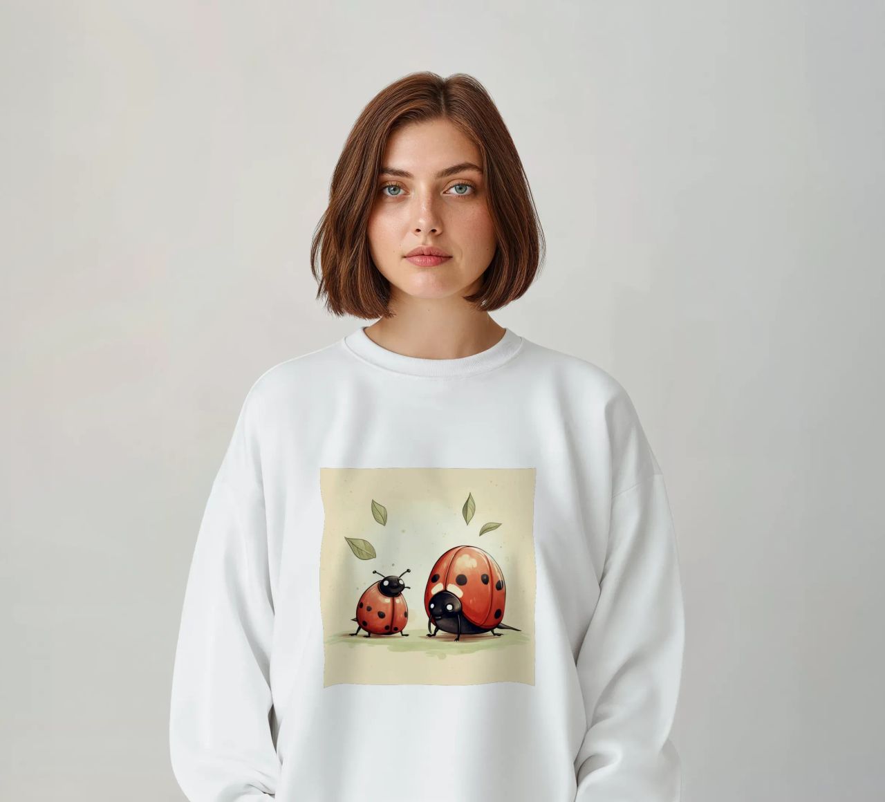 Retro Ladybug Duo felpa da Funny Animals