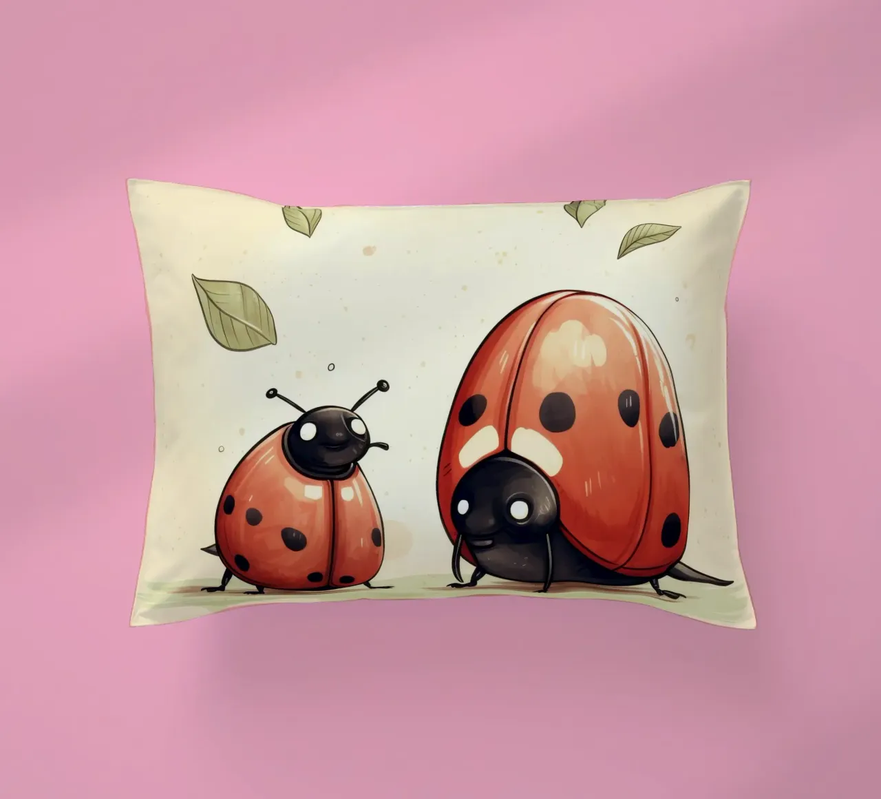 Retro Ladybug Duo cuscino da Funny Animals