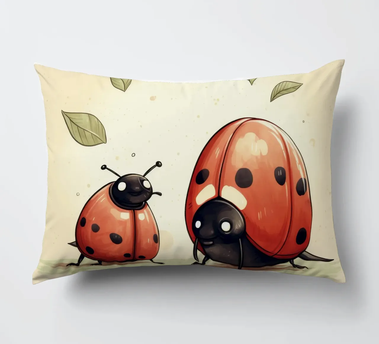 Retro Ladybug Duo cuscino da Funny Animals