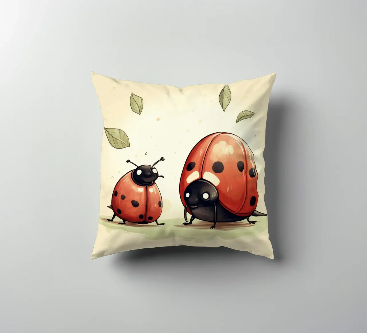 Retro Ladybug Duo cuscino da Funny Animals