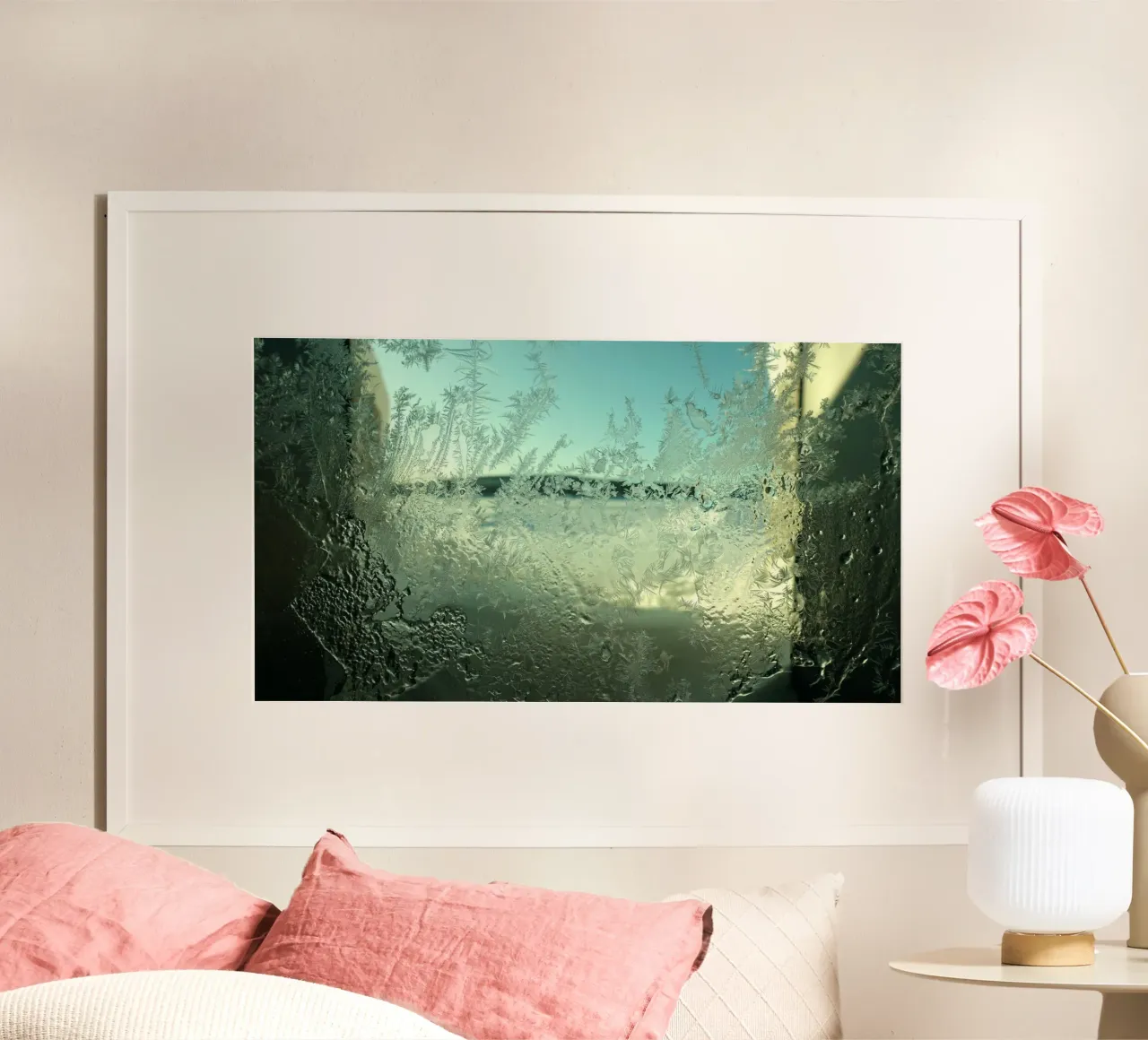 Winter window poster by Massimo Frascogna