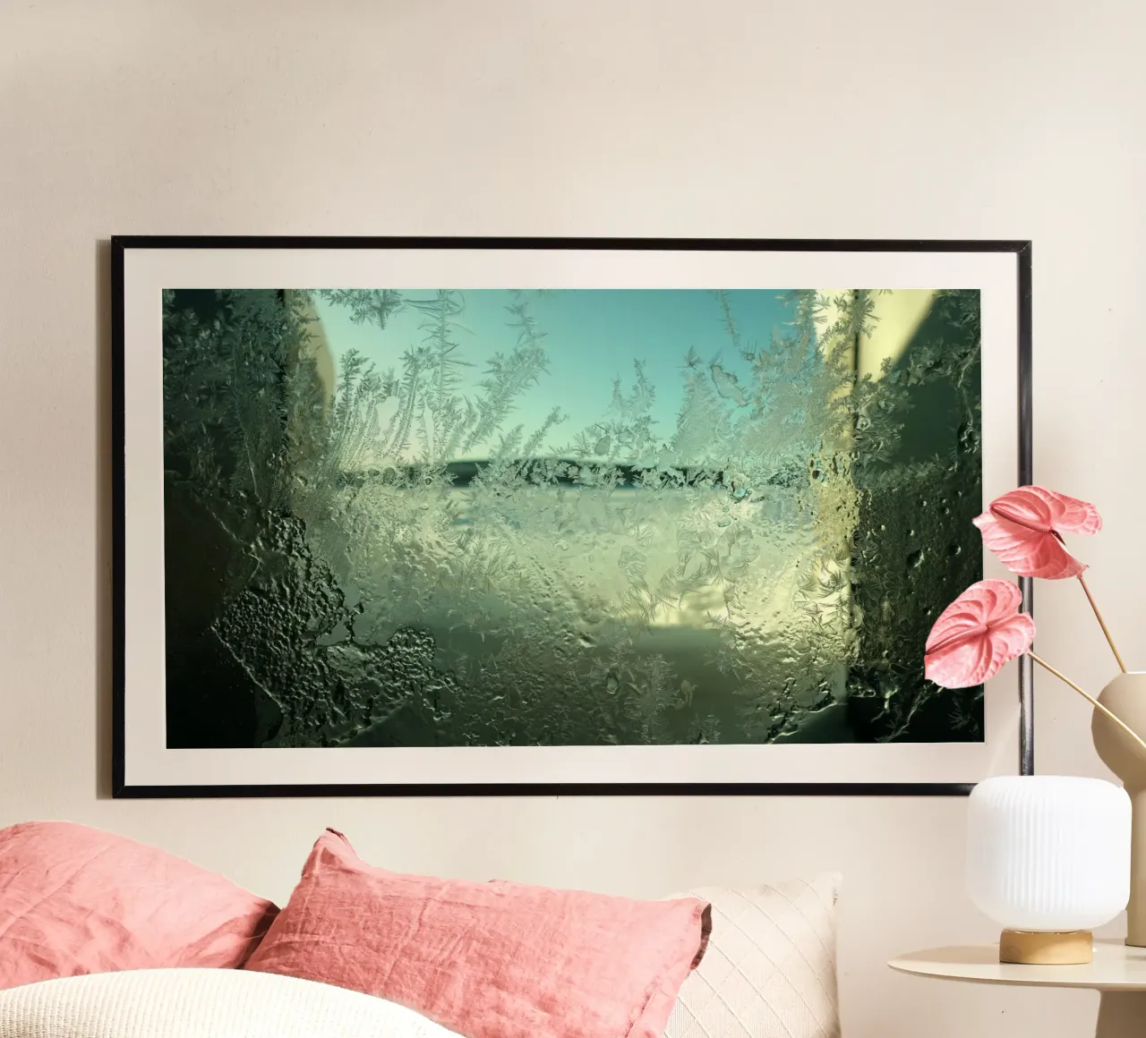 Winter window poster by Massimo Frascogna