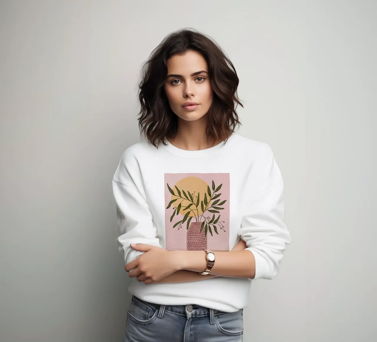 Olive Branch sweatshirt by Laura Graves