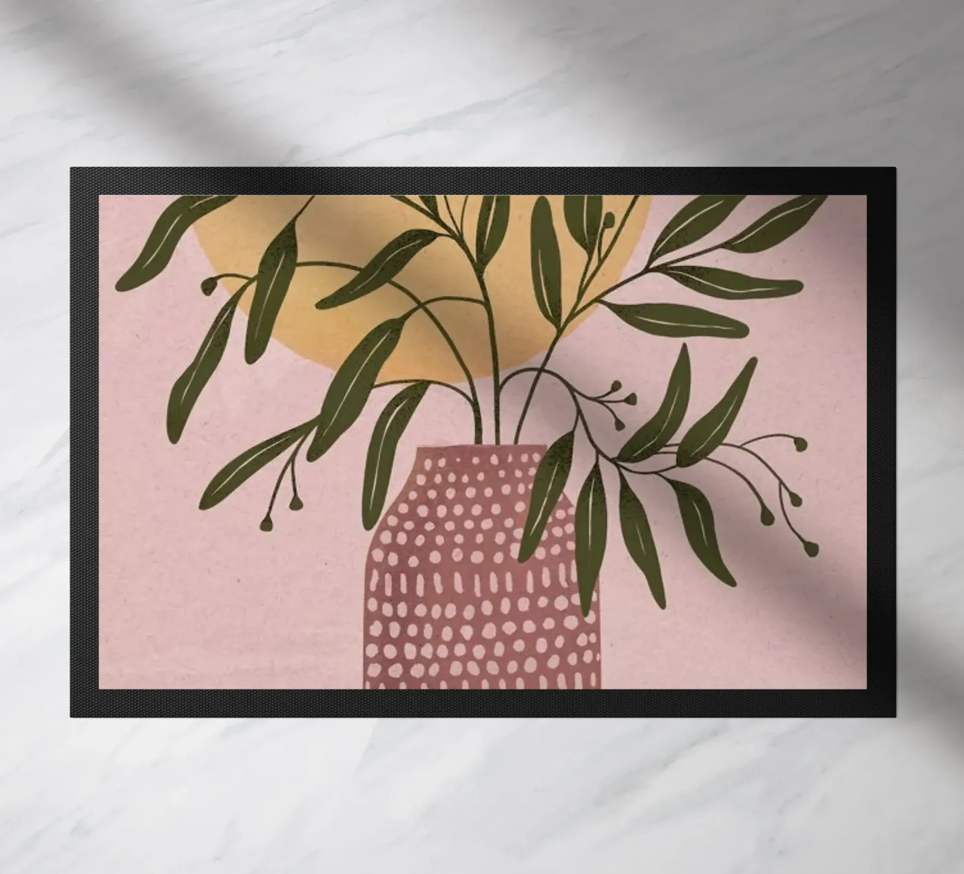 Olive Branch doormat by Laura Graves