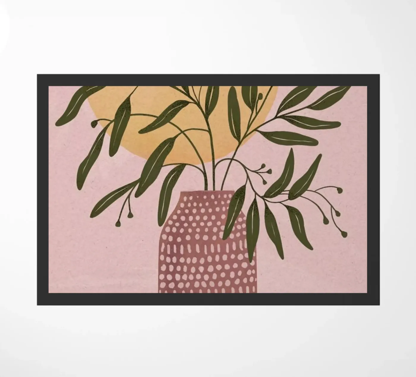 Olive Branch doormat by Laura Graves