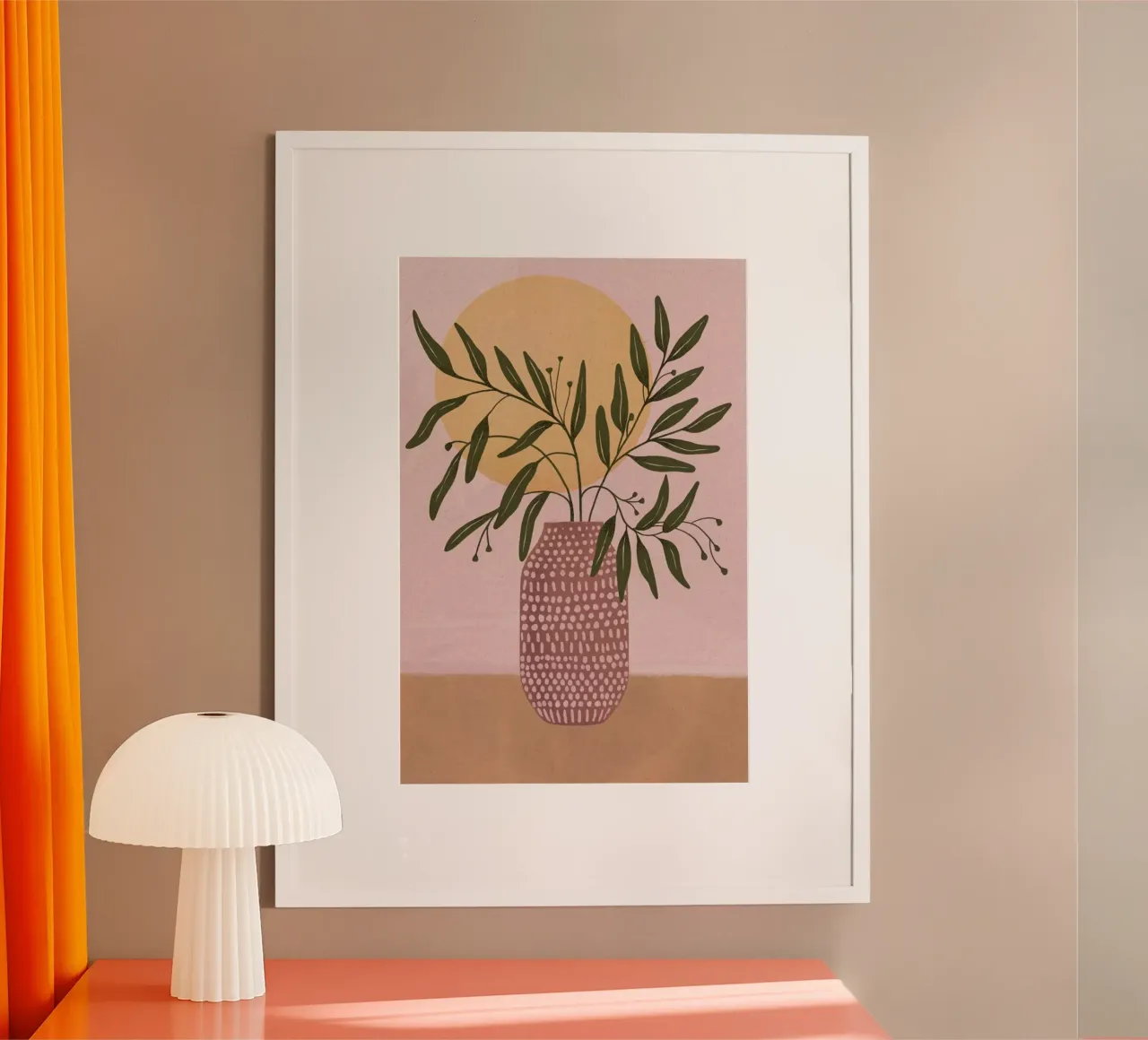 Olive Branch poster con telaio in plastica da Laura Graves