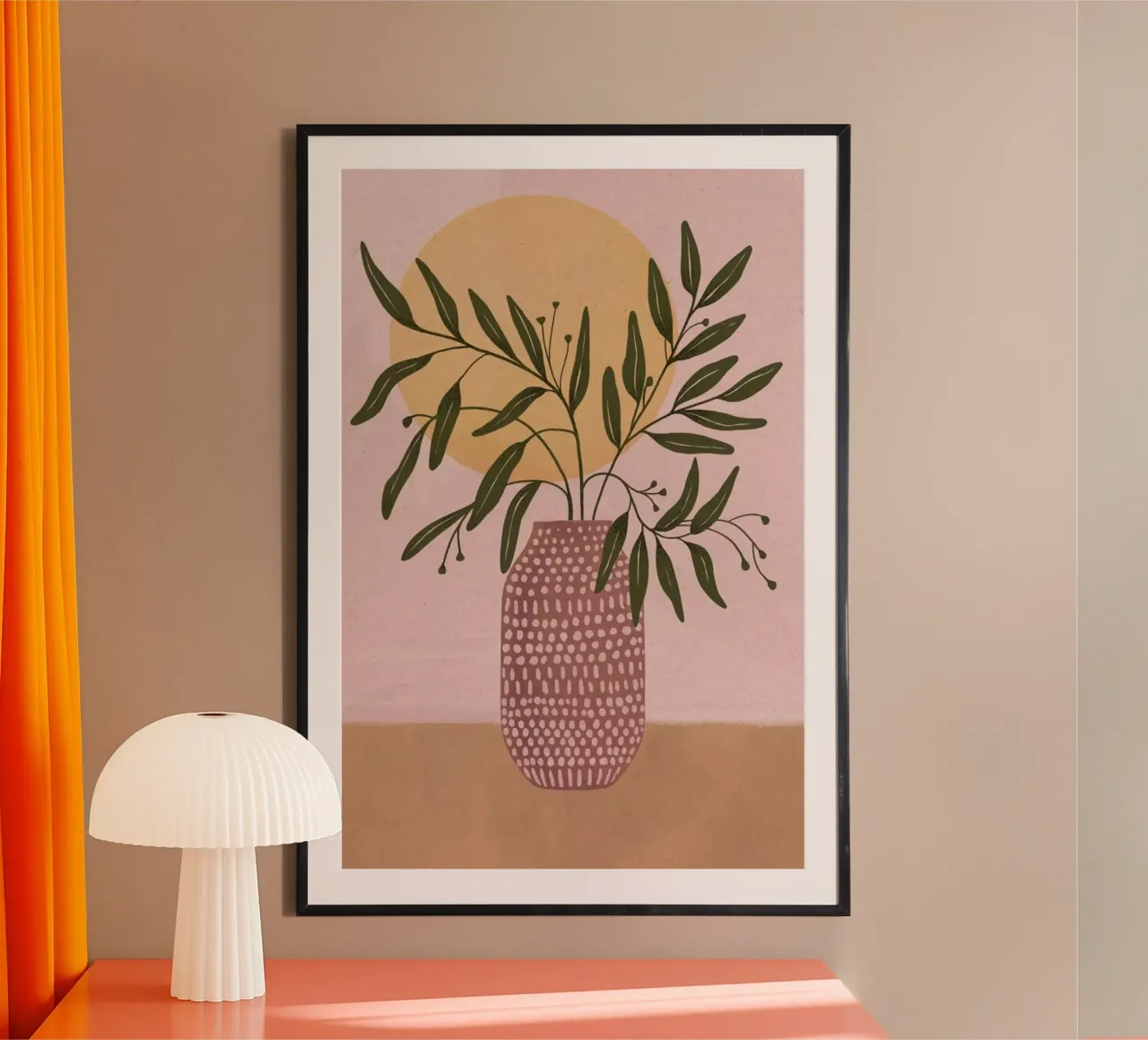 Olive Branch poster con telaio in plastica da Laura Graves