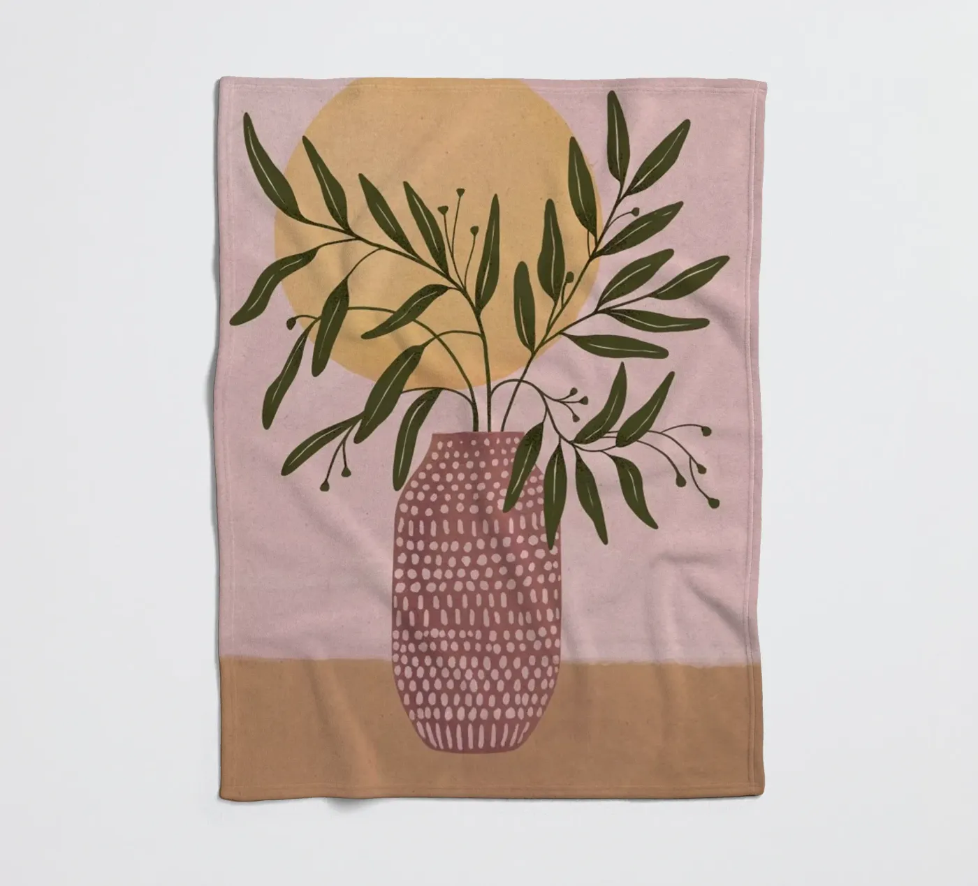 Olive Branch fleecedeken van Laura Graves