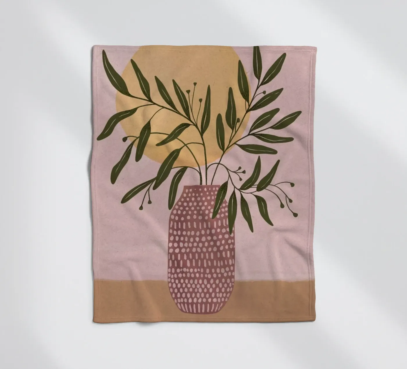 Olive Branch fleecedeken van Laura Graves
