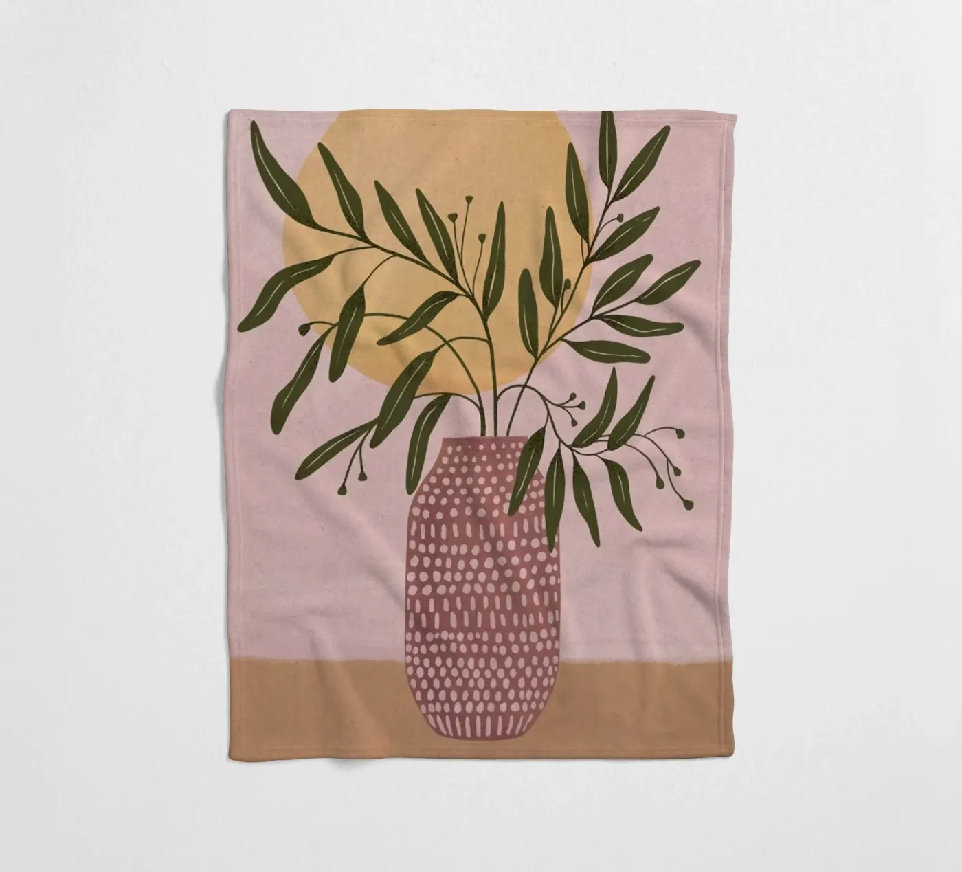Olive Branch fleecedeken van Laura Graves