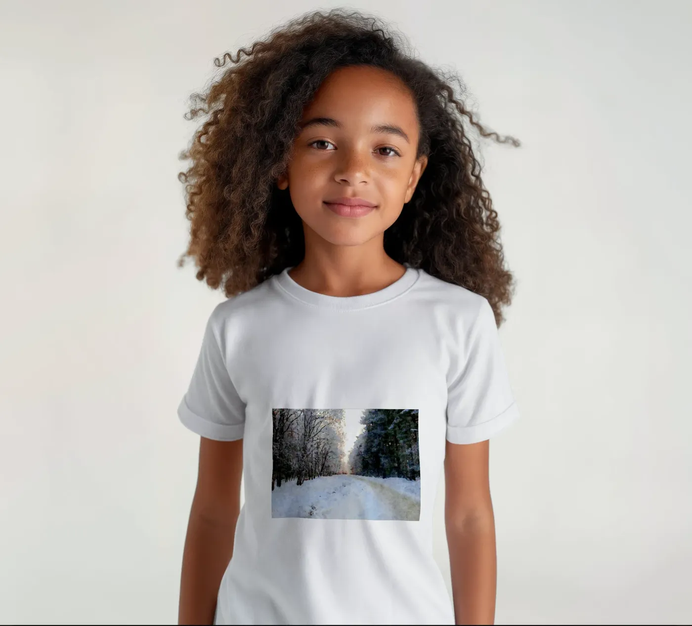 Winter kinder t-shirt van Massimo Frascogna