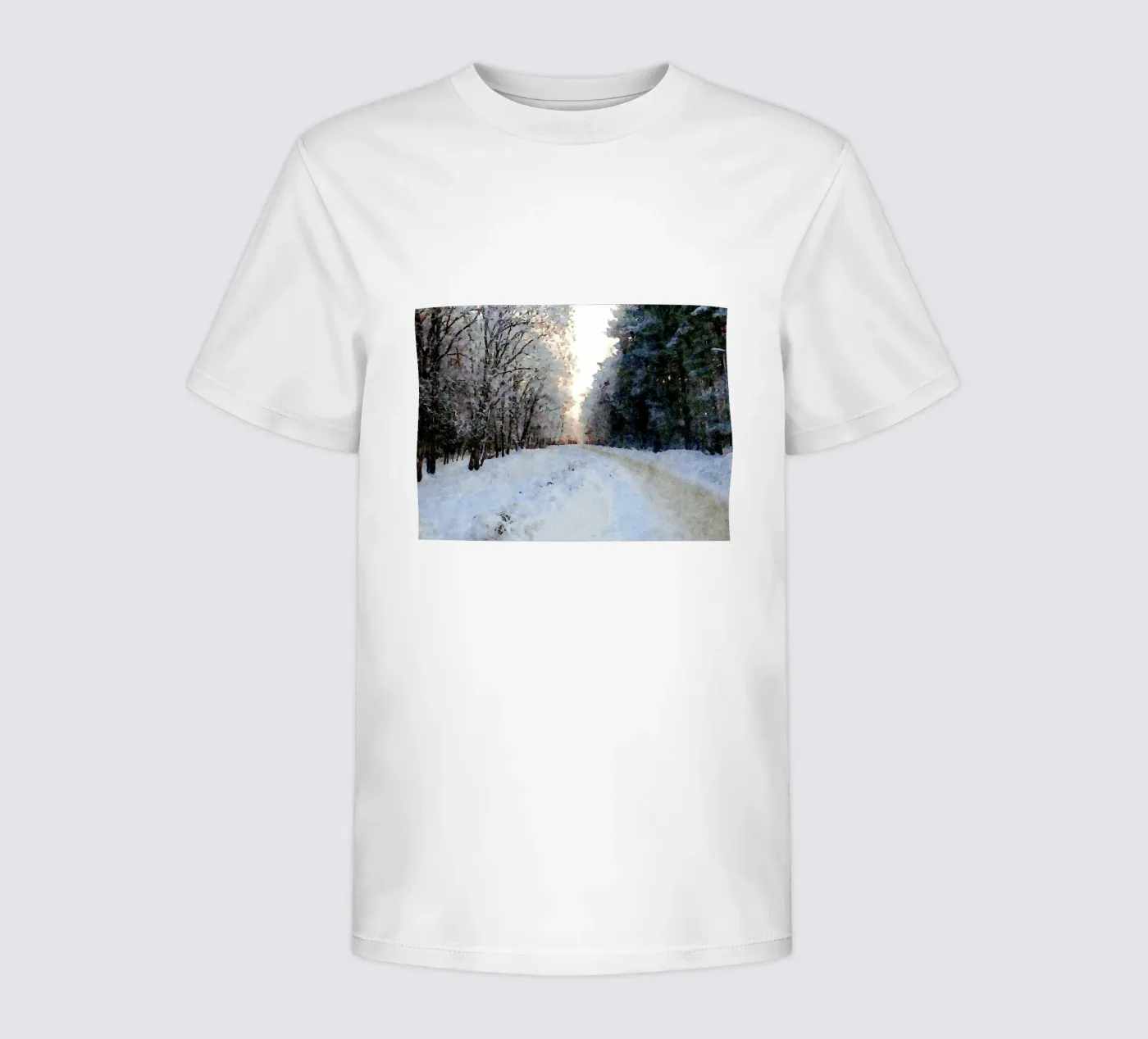 Winter kinder t-shirt van Massimo Frascogna